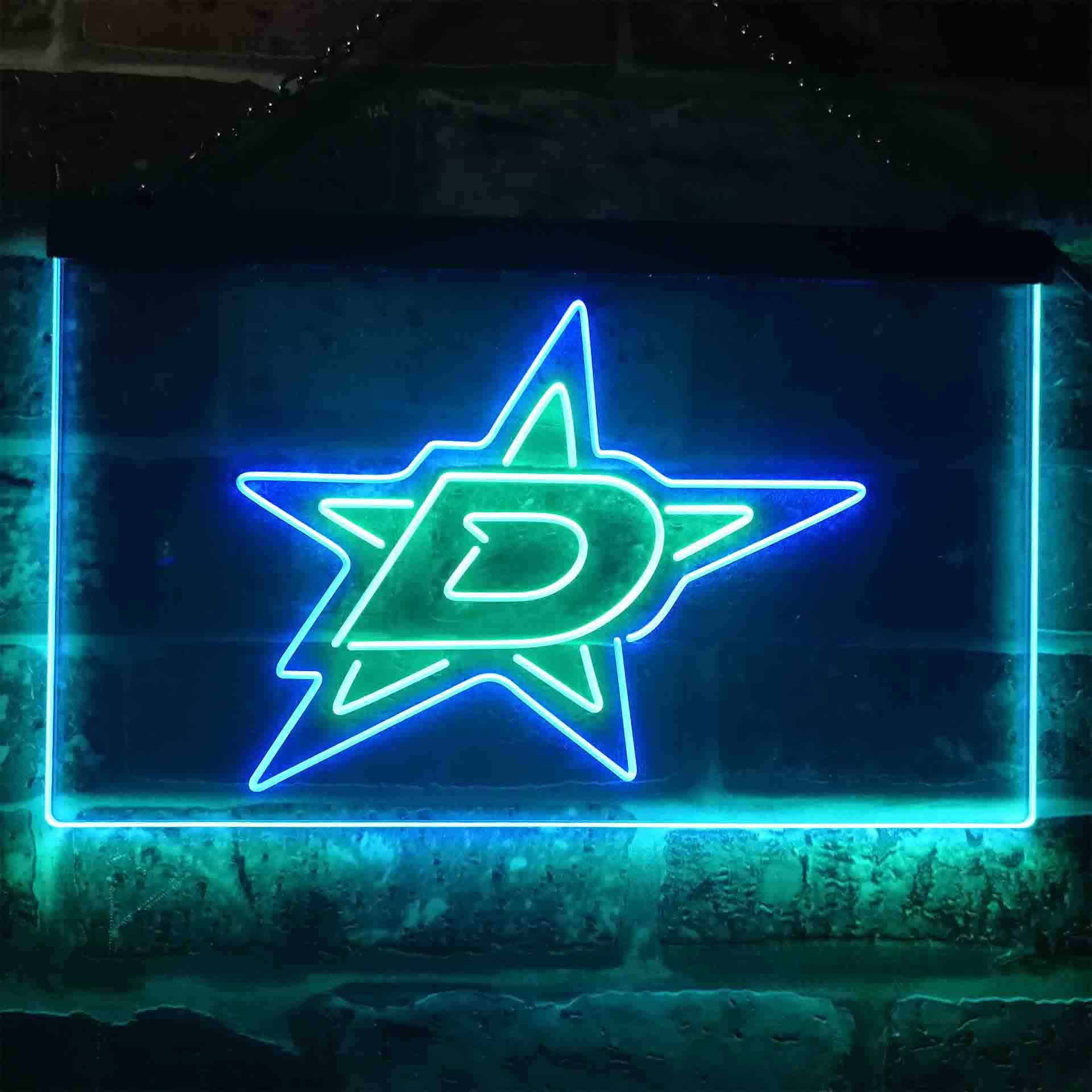 Personalized Dallas Stars Est 1993 Neon-Like LED Sign - Father's Day
