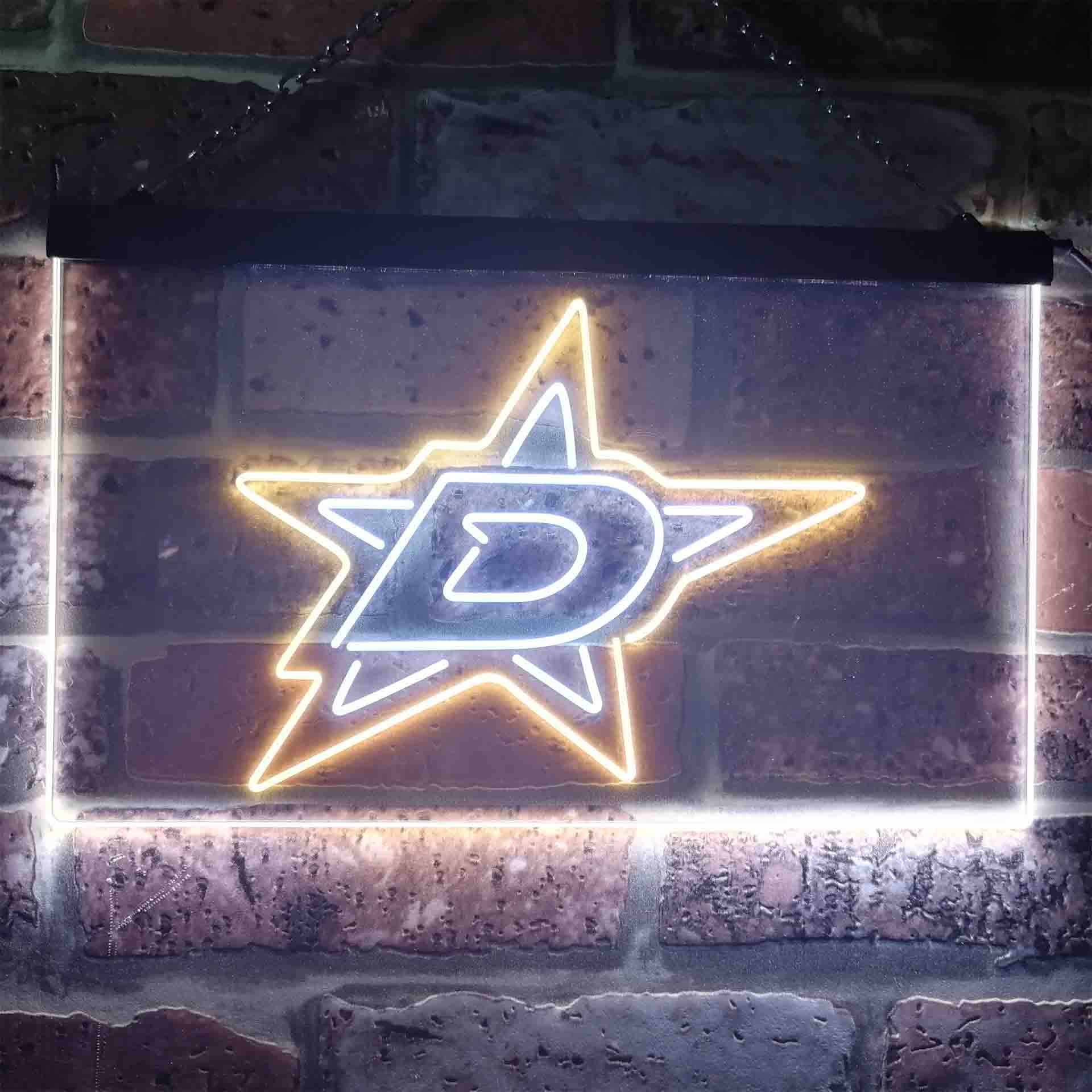 Dallas Stars Ice Hockey Neon-Like LED Sign - ProLedSign