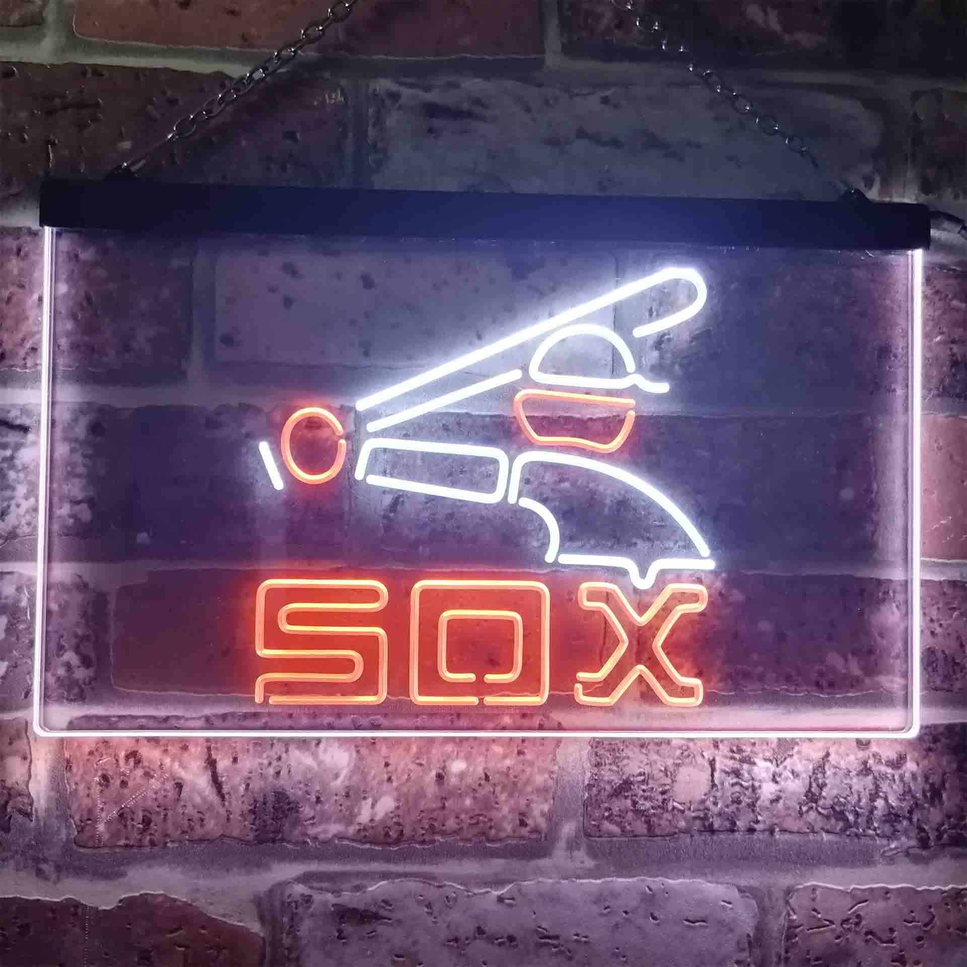 Chicago Sport Team 80s Throwback Dual Color LED Neon Sign ProLedSign