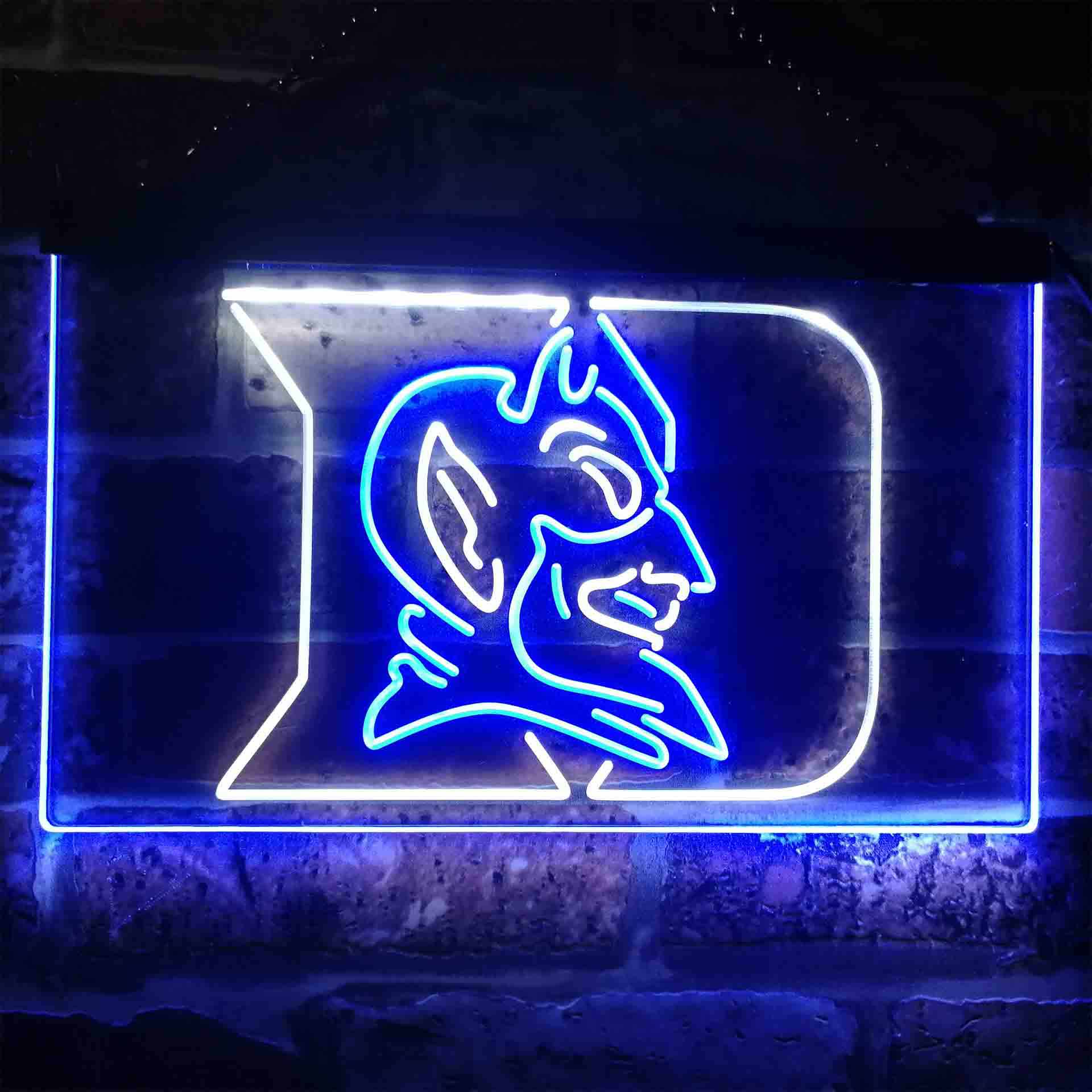 Duke Sport Team Basketball Dual Color LED Neon Sign ProLedSign