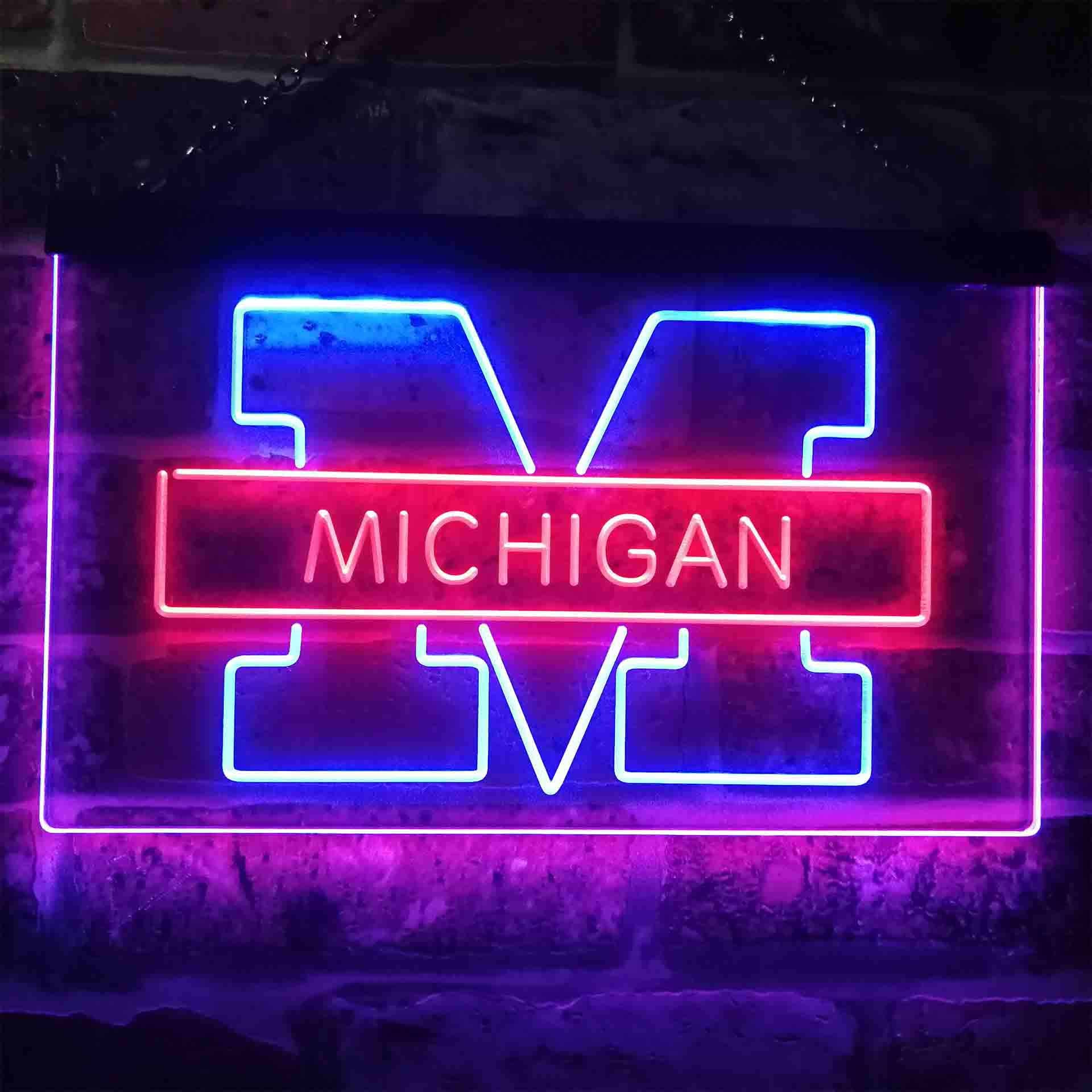 Michigan Wolverines Neon-Like LED Sign - ProLedSign