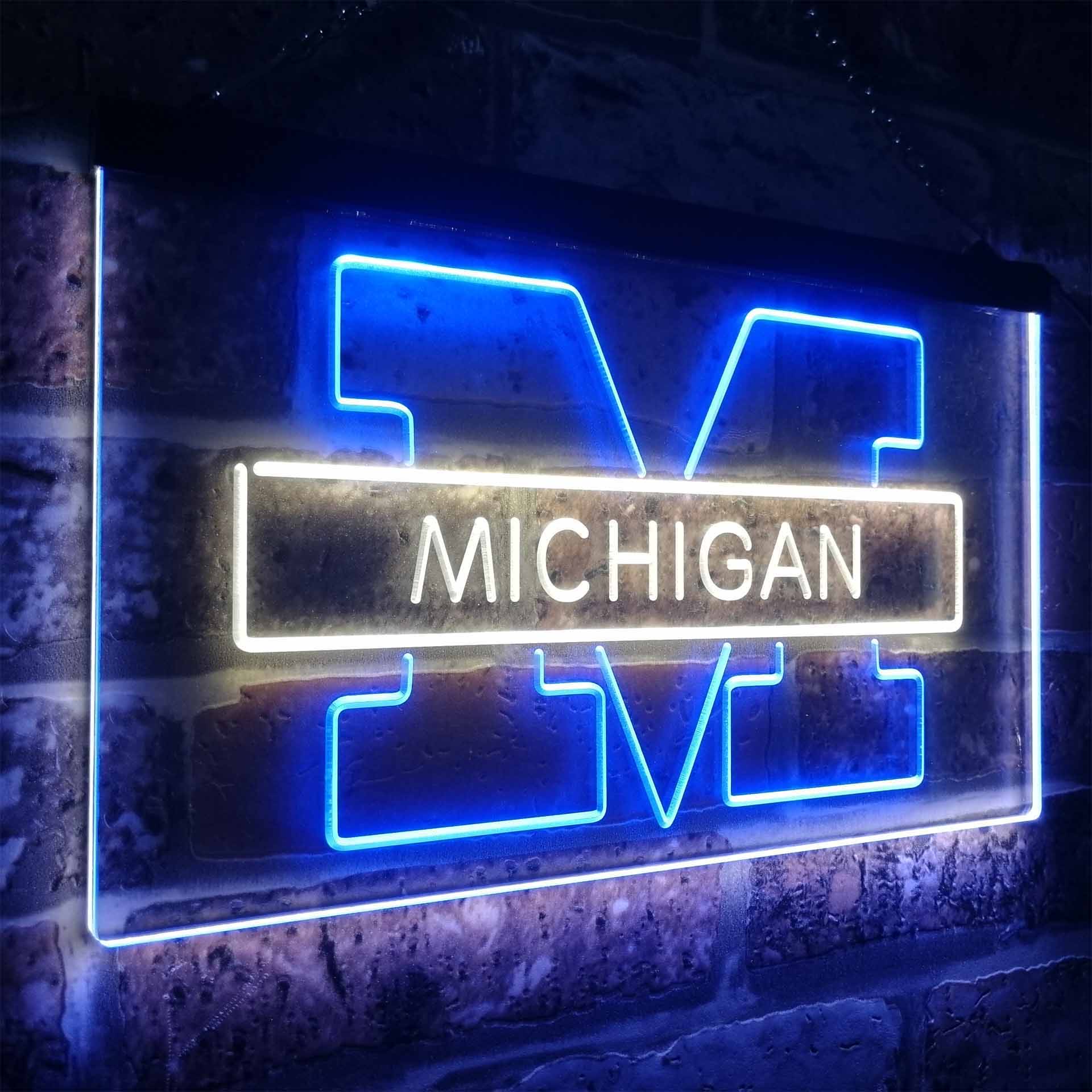 Michigan Wolverines Neon-Like LED Sign - ProLedSign