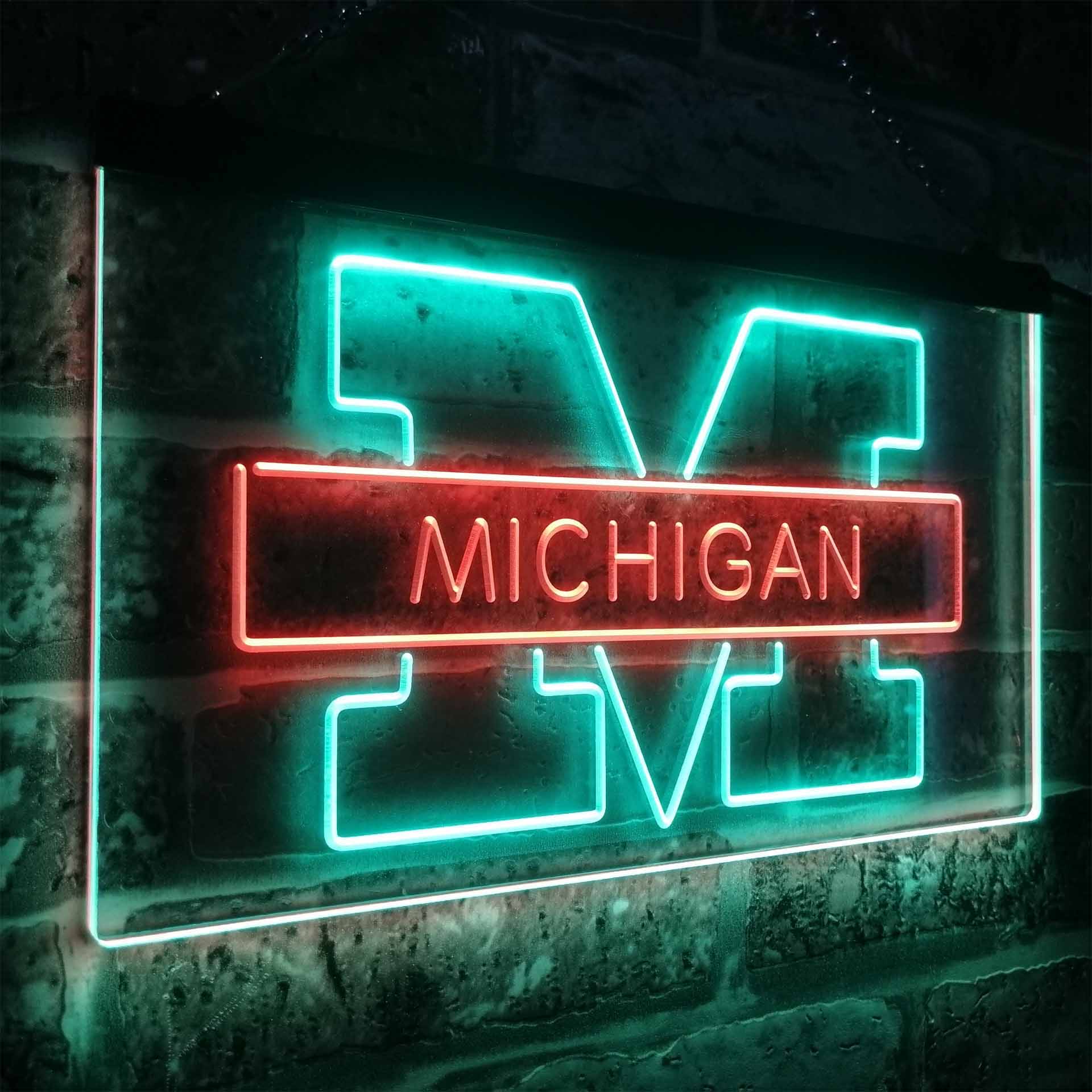 Michigan Wolverines Neon-Like LED Sign - ProLedSign