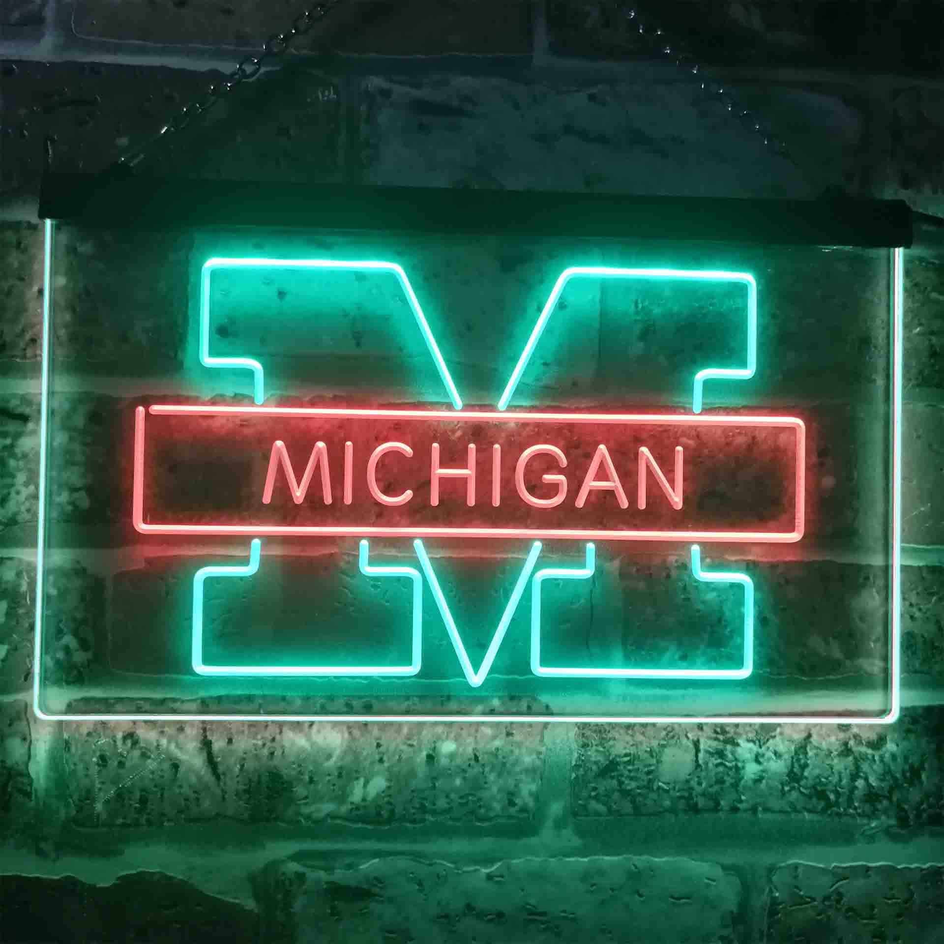 Michigan Wolverines Neon-Like LED Sign - ProLedSign