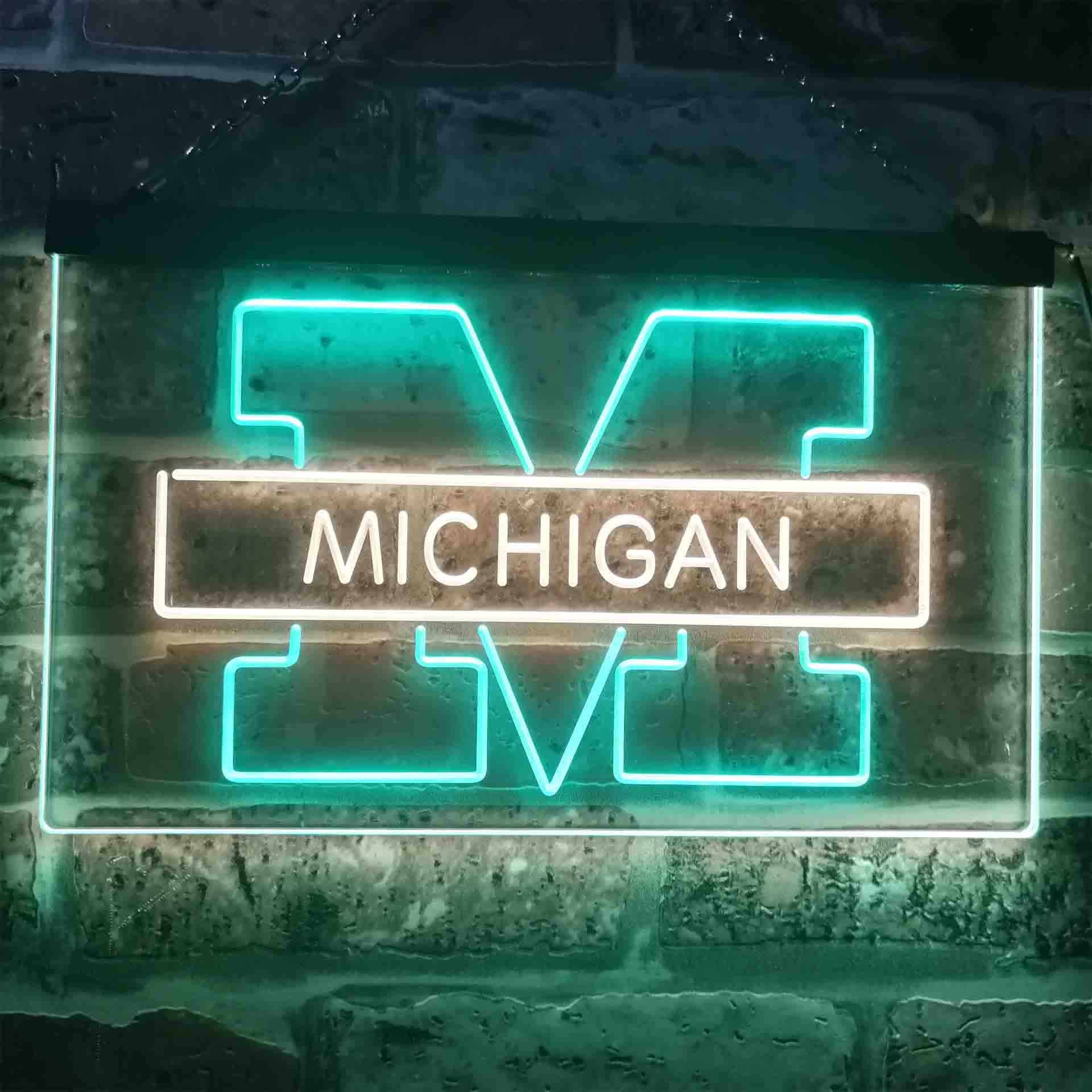 Michigan Wolverines Neon-Like LED Sign - ProLedSign