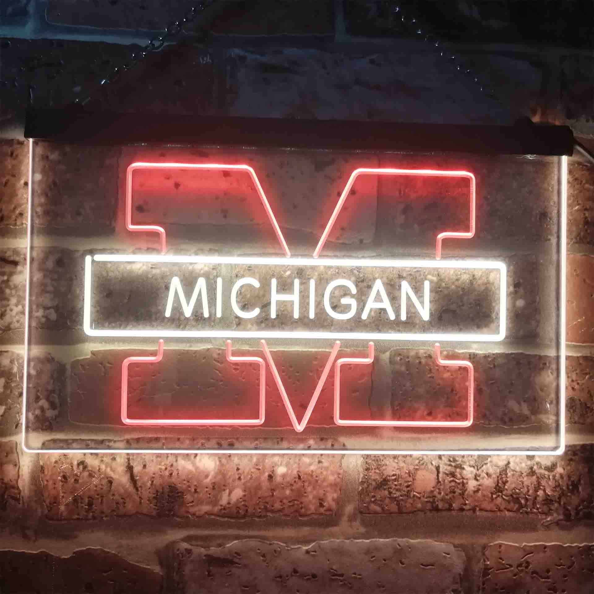 Michigan Wolverines Neon-Like LED Sign - ProLedSign