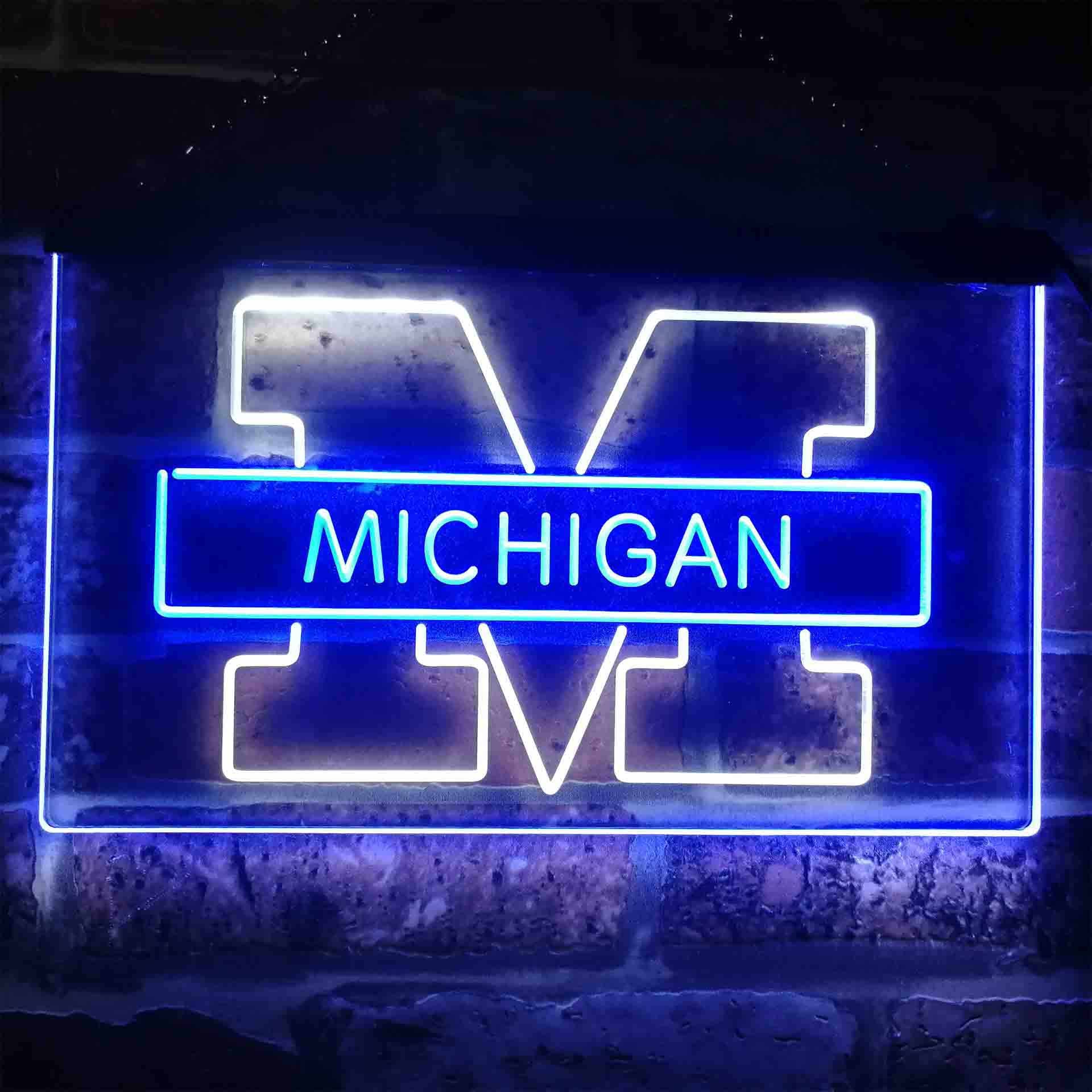 Michigan Wolverines Neon-Like LED Sign - ProLedSign