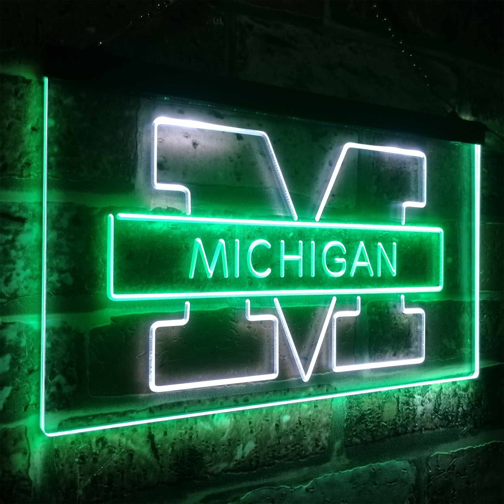 Michigan Wolverines Neon-Like LED Sign - ProLedSign