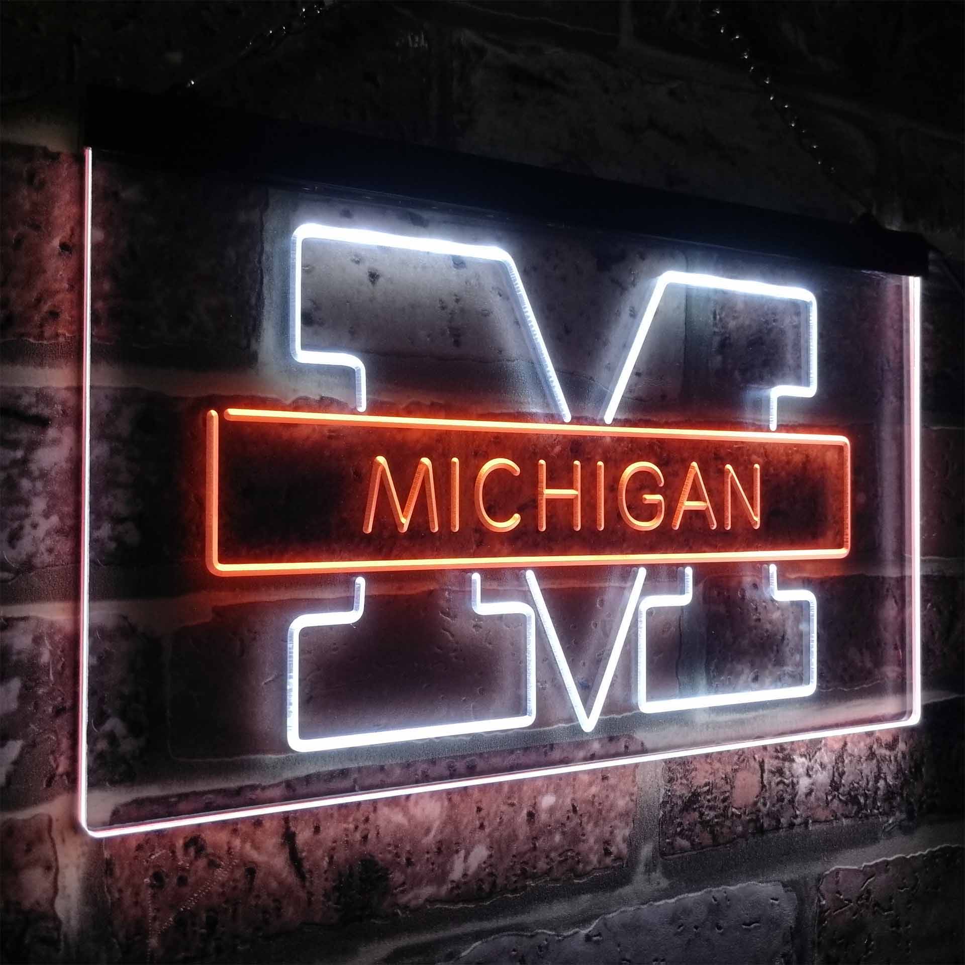 Michigan Wolverines Neon-Like LED Sign - ProLedSign