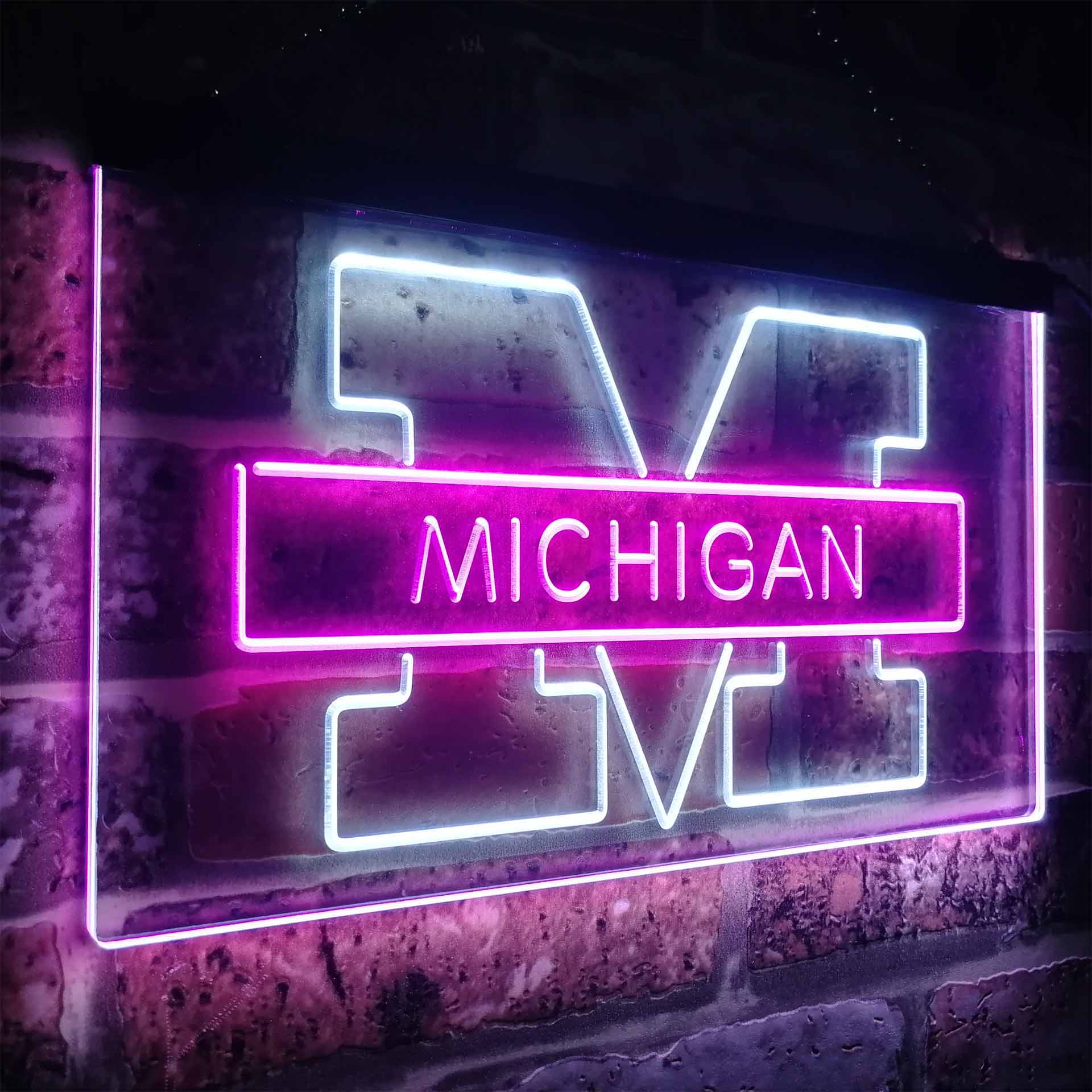 Michigan Wolverines Neon-Like LED Sign - ProLedSign