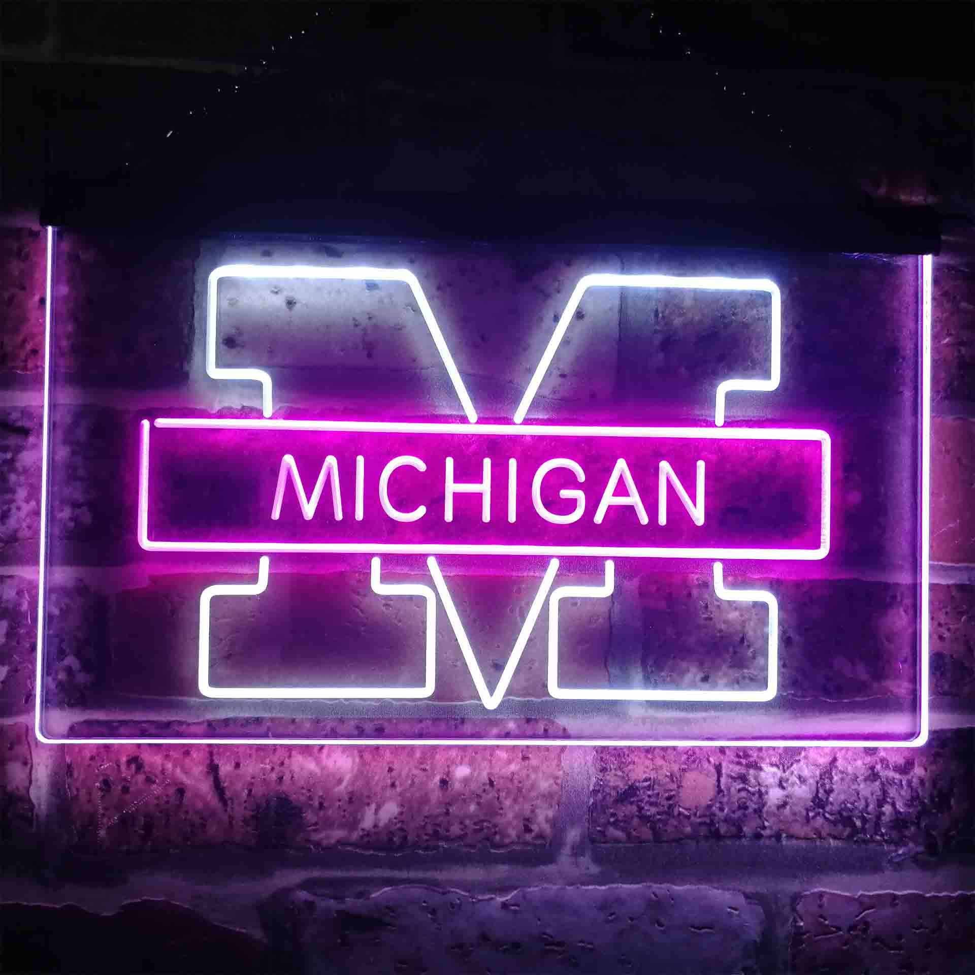 Michigan Wolverines Neon-Like LED Sign - ProLedSign