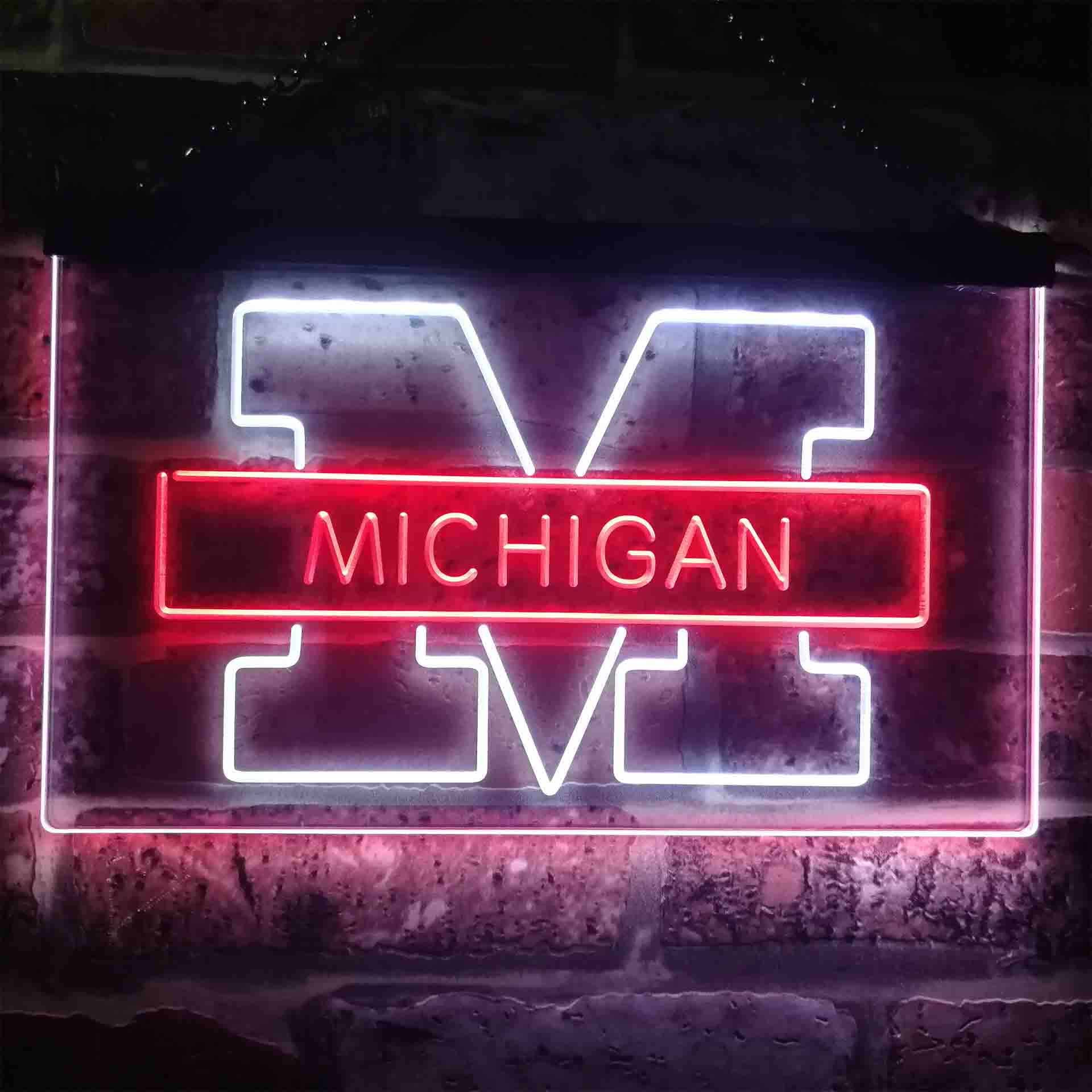 Michigan Wolverines Neon-Like LED Sign - ProLedSign