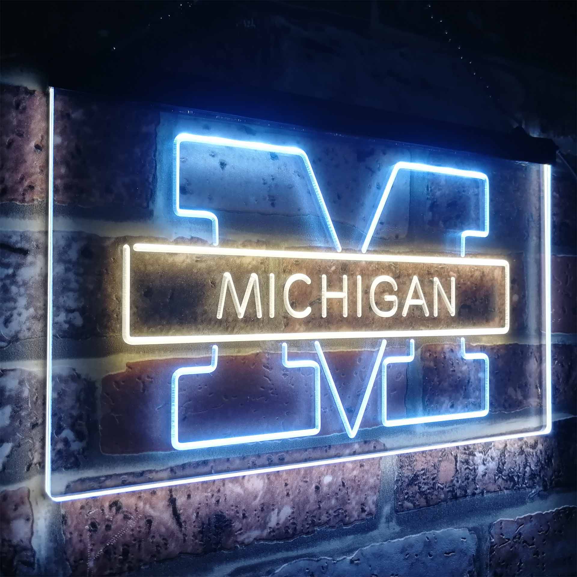 Michigan Wolverines Neon-Like LED Sign - ProLedSign