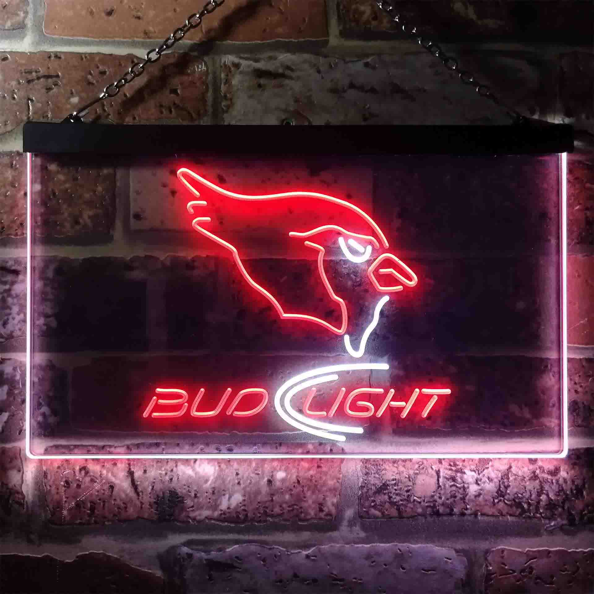 Arizona Cardinals Bud Light Neon-Like LED Sign