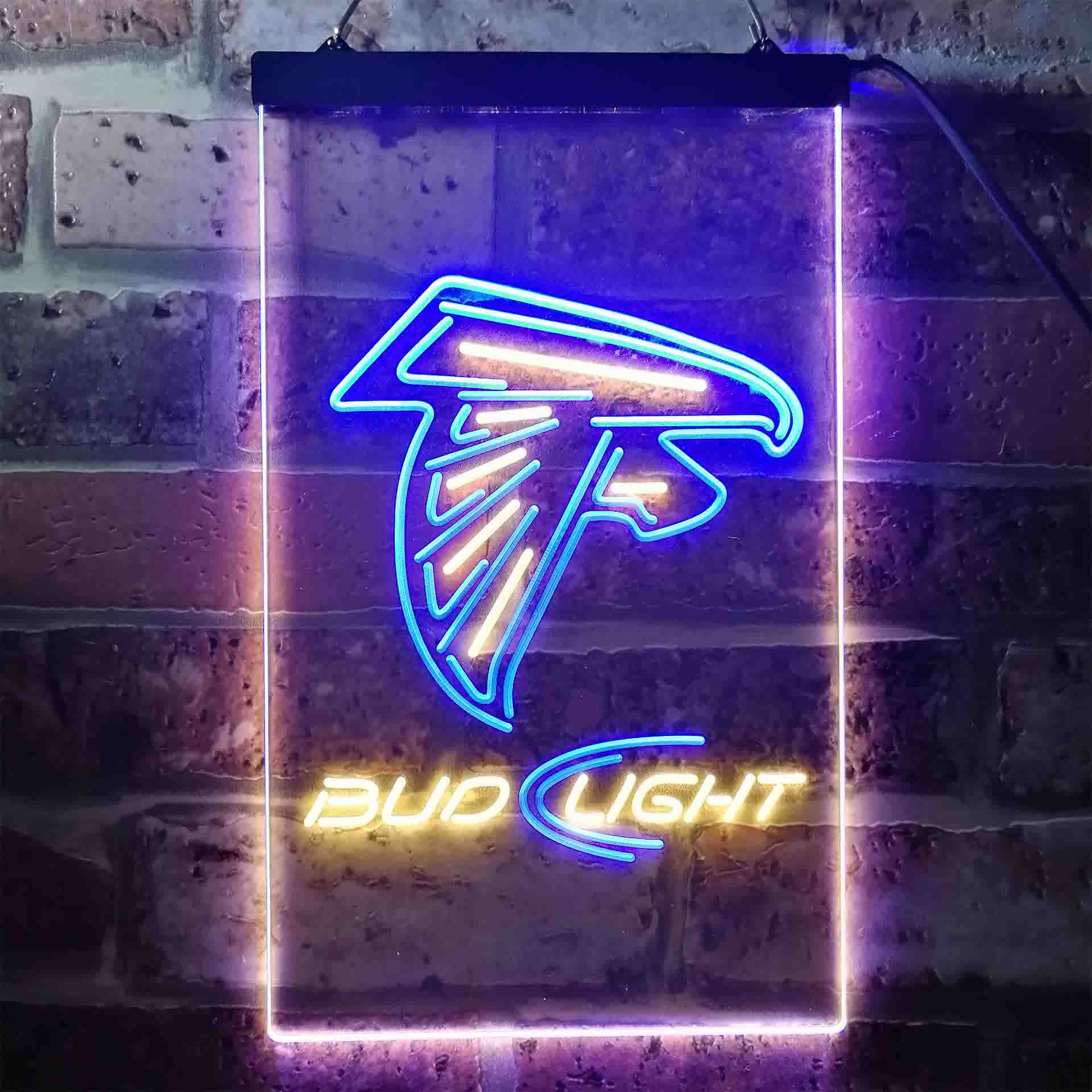 Atlanta Falcons Bud Light Neon-Like LED Sign