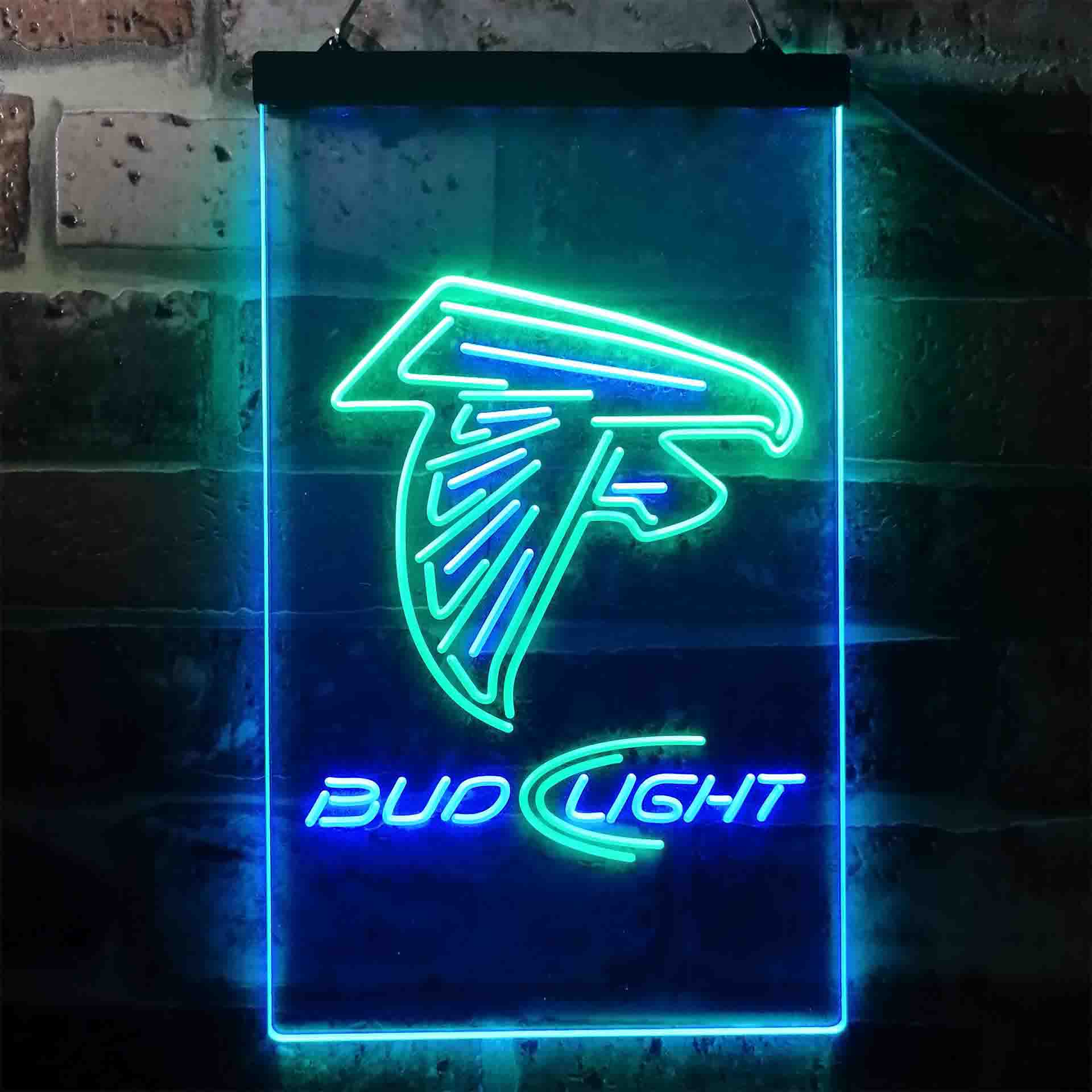 Atlanta Falcons Bud Light Neon-Like LED Sign