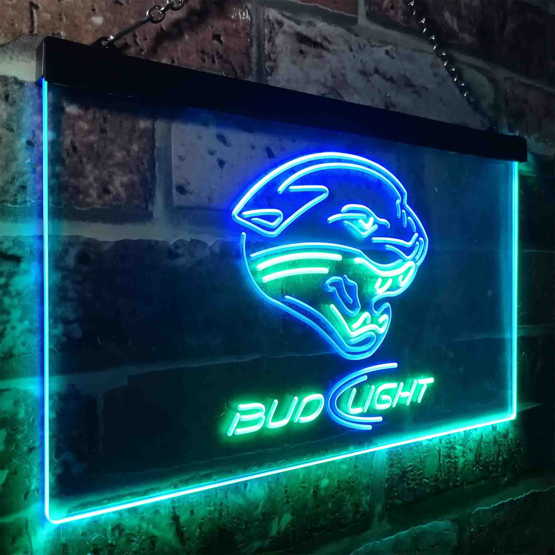 Jacksonville Jaguars Bud Light Neon-Like LED Sign