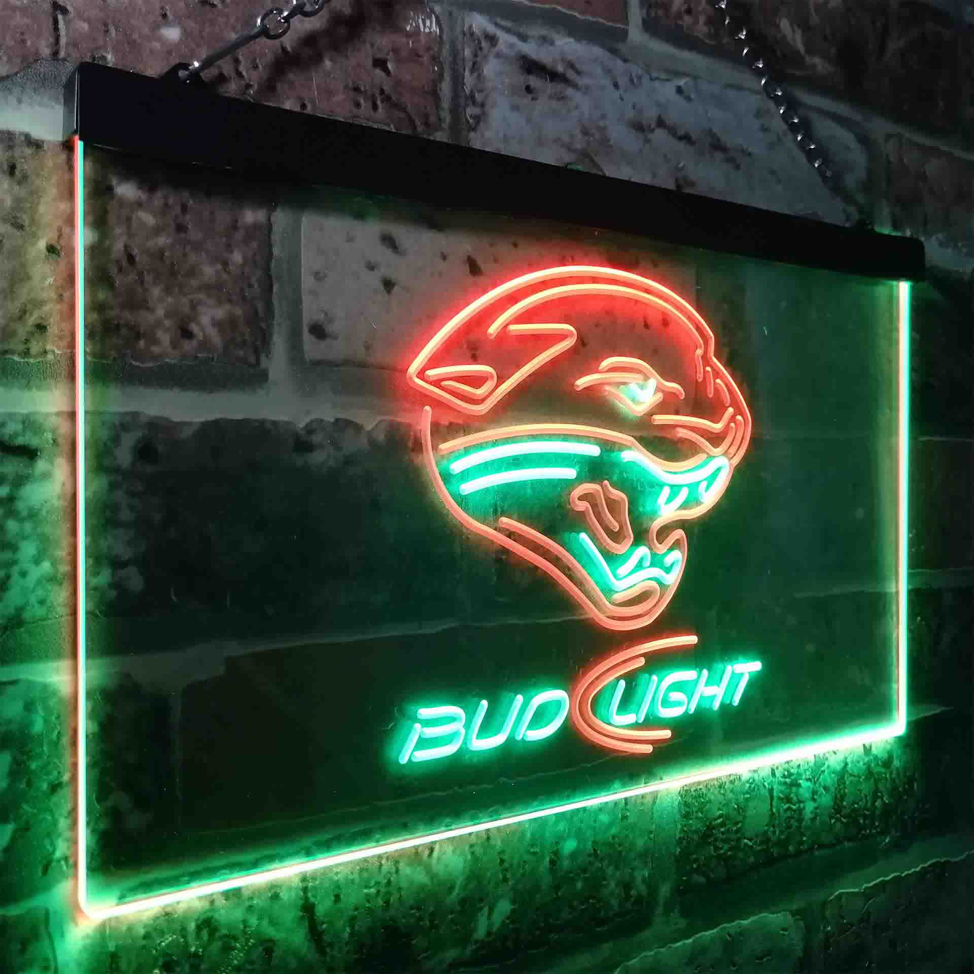 Jacksonville Jaguars Bud Light Neon-Like LED Sign