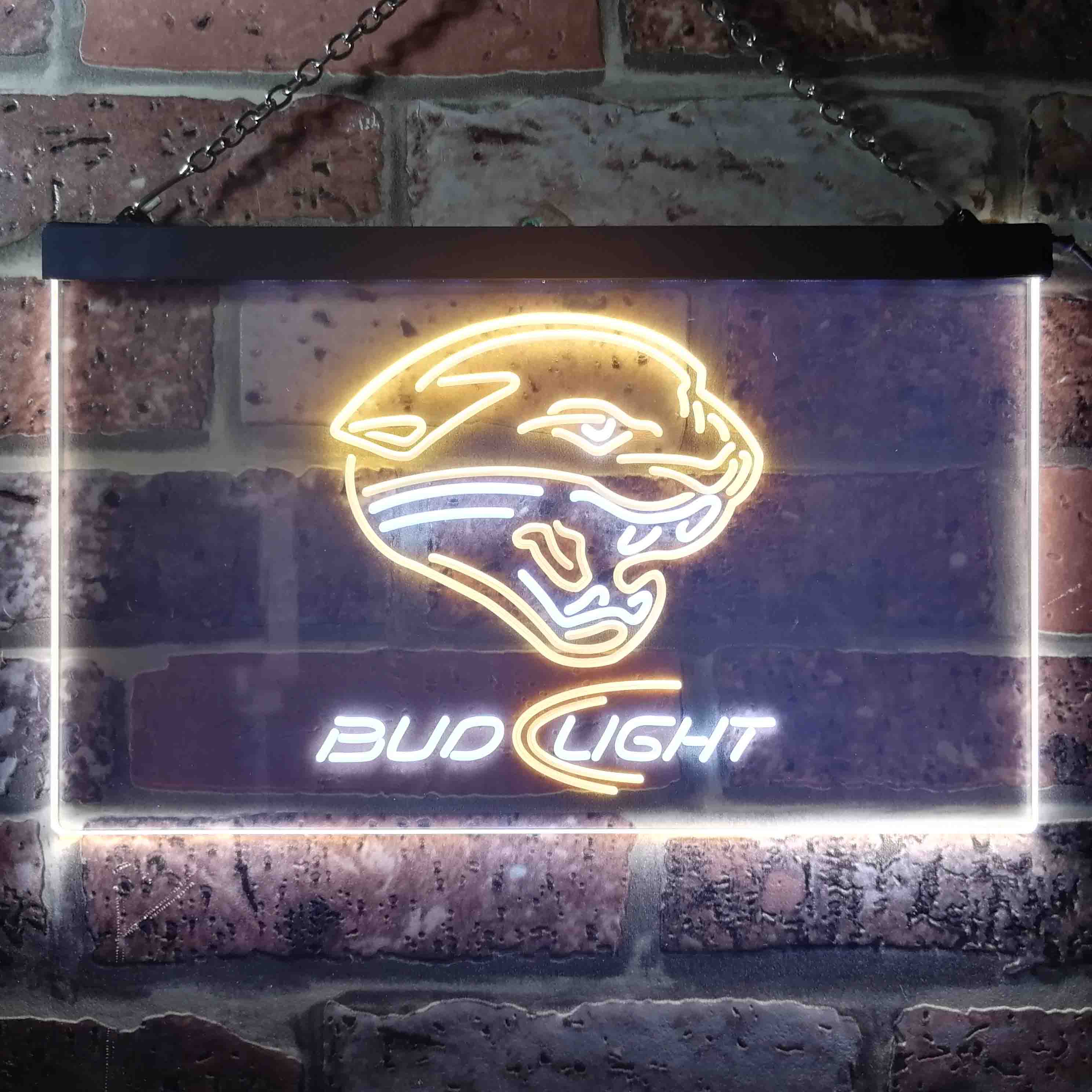 Jacksonville Jaguars Bud Light Neon-Like LED Sign