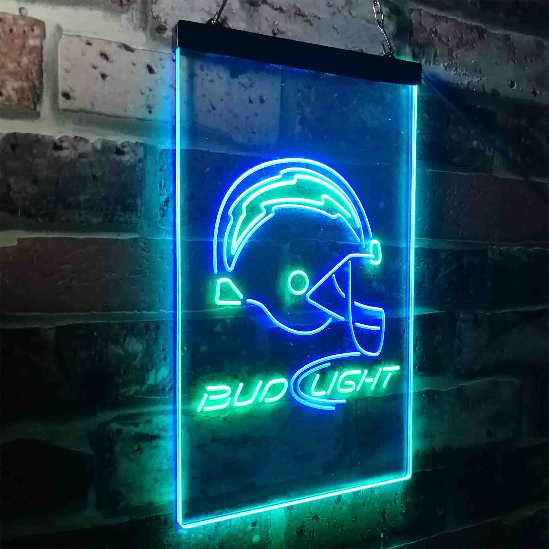 San Diego Chargers Bud Light Neon-Like LED Sign