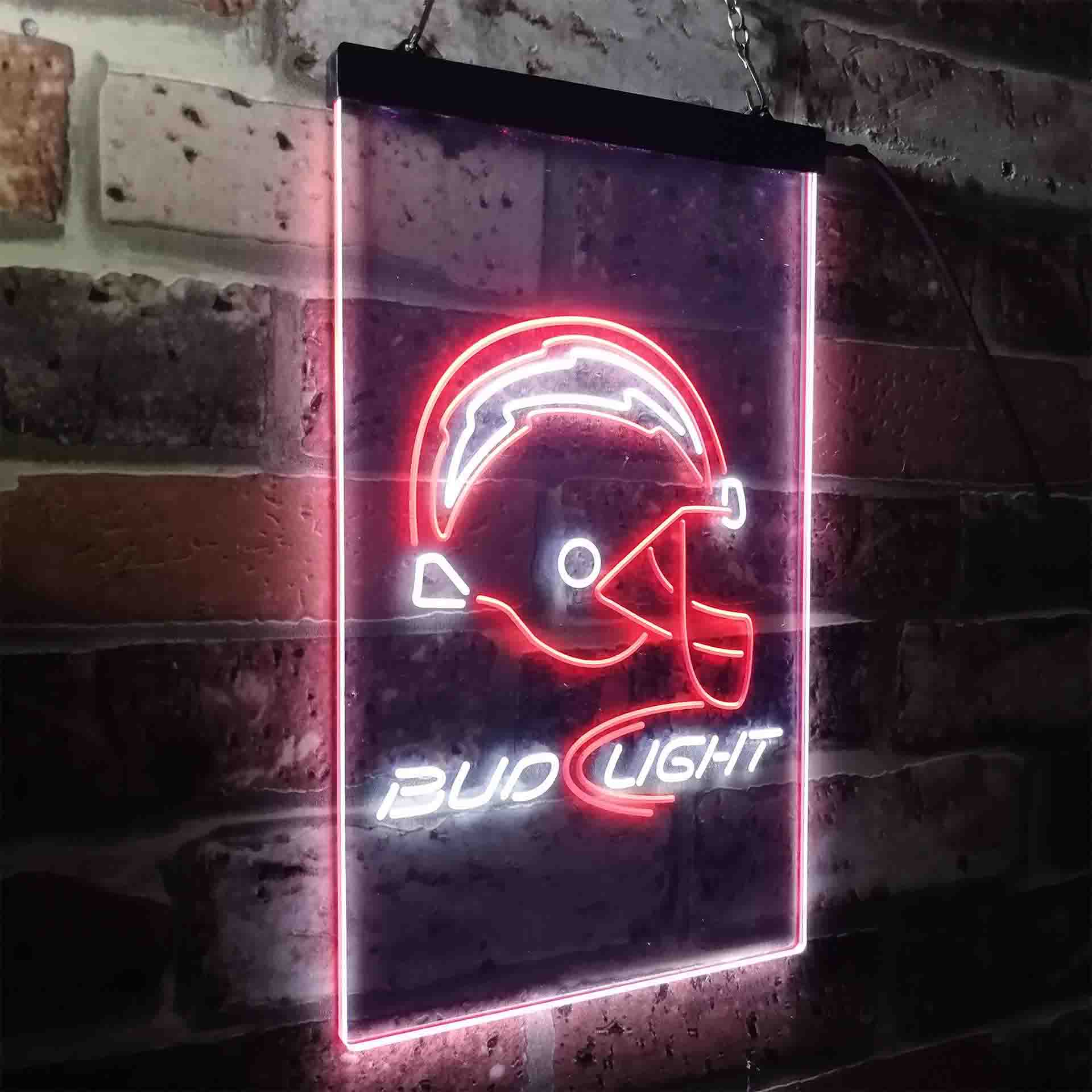 San Diego Chargers Bud Light Neon-Like LED Sign
