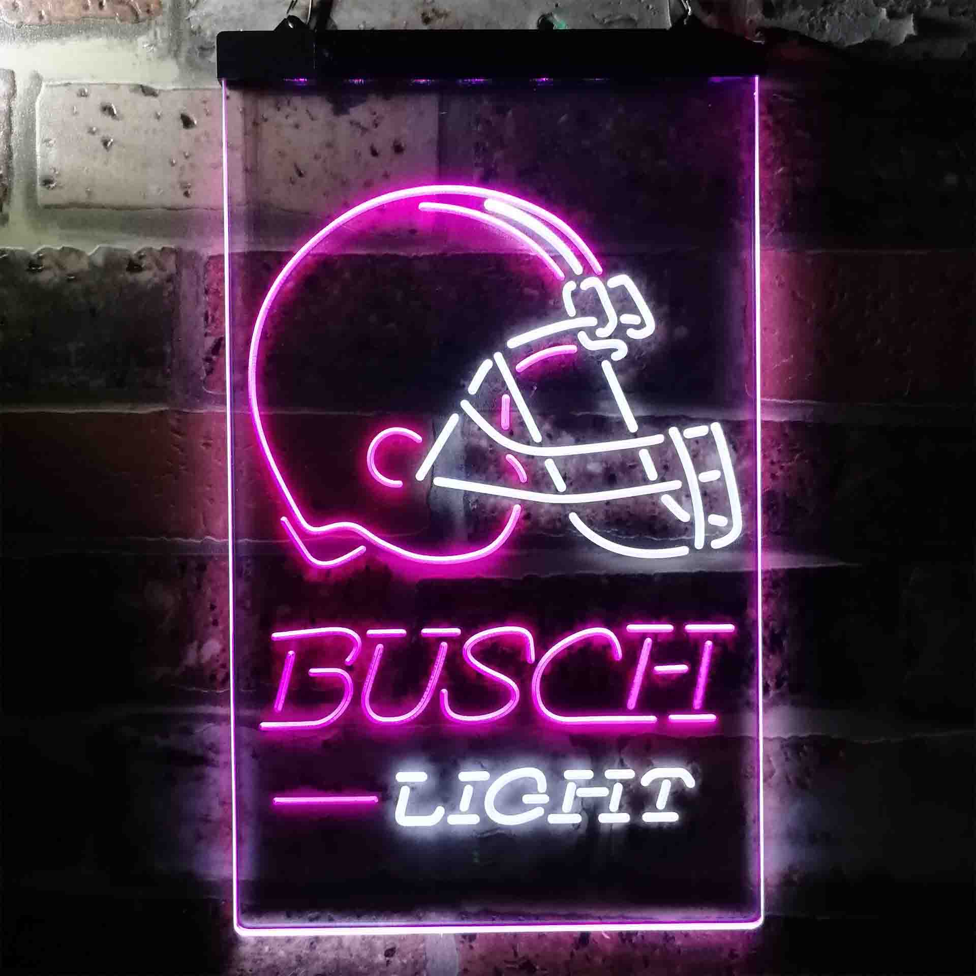 Busch Light Cleveland Browns Neon-Like LED Sign