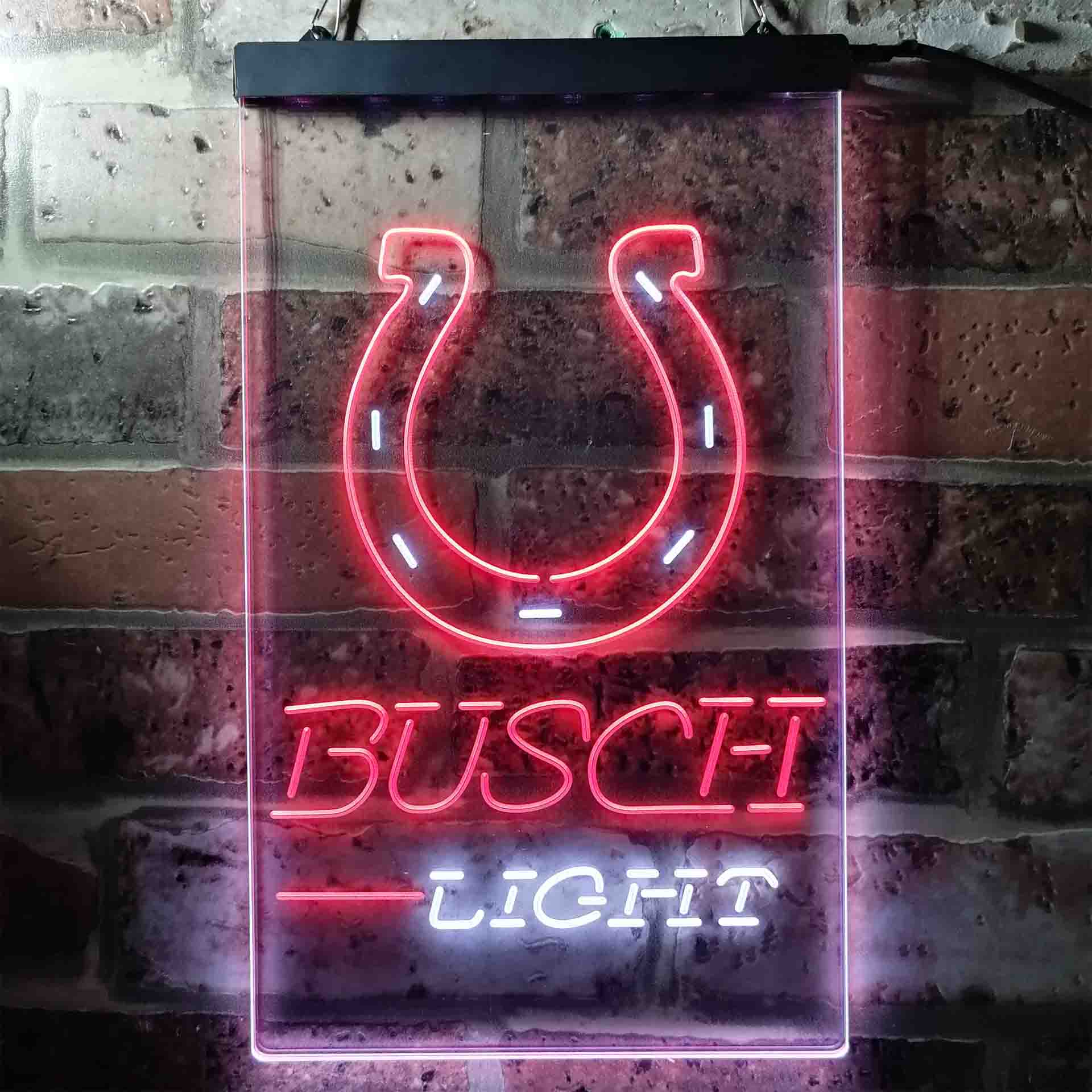 Busch Light Indianapolis Colts Neon-Like LED Sign