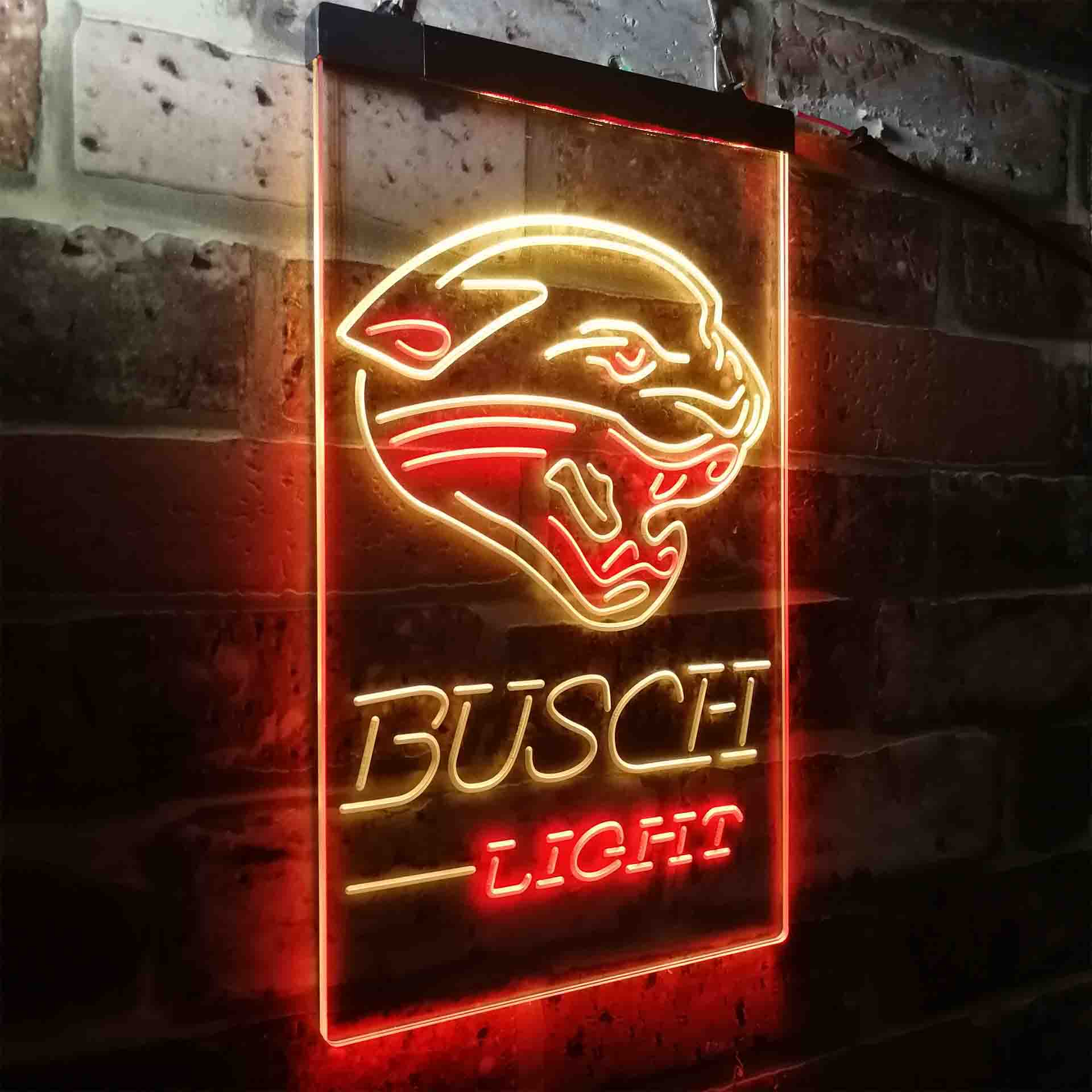 Busch Light Jacksonville Jaguars Neon-Like LED Sign