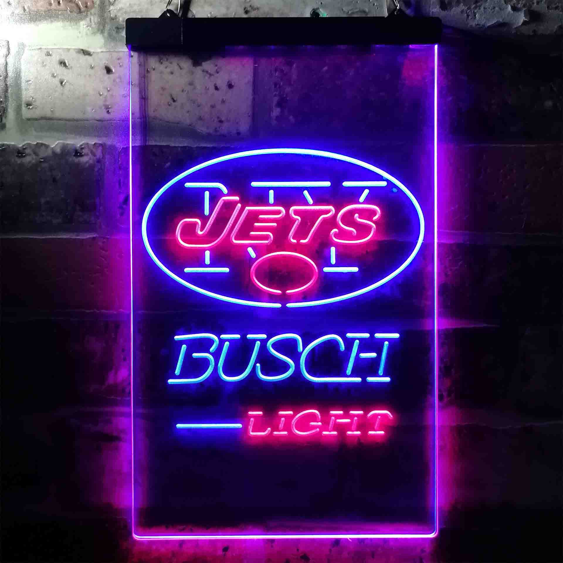 Busch Light New York Jet Neon-Like LED Sign