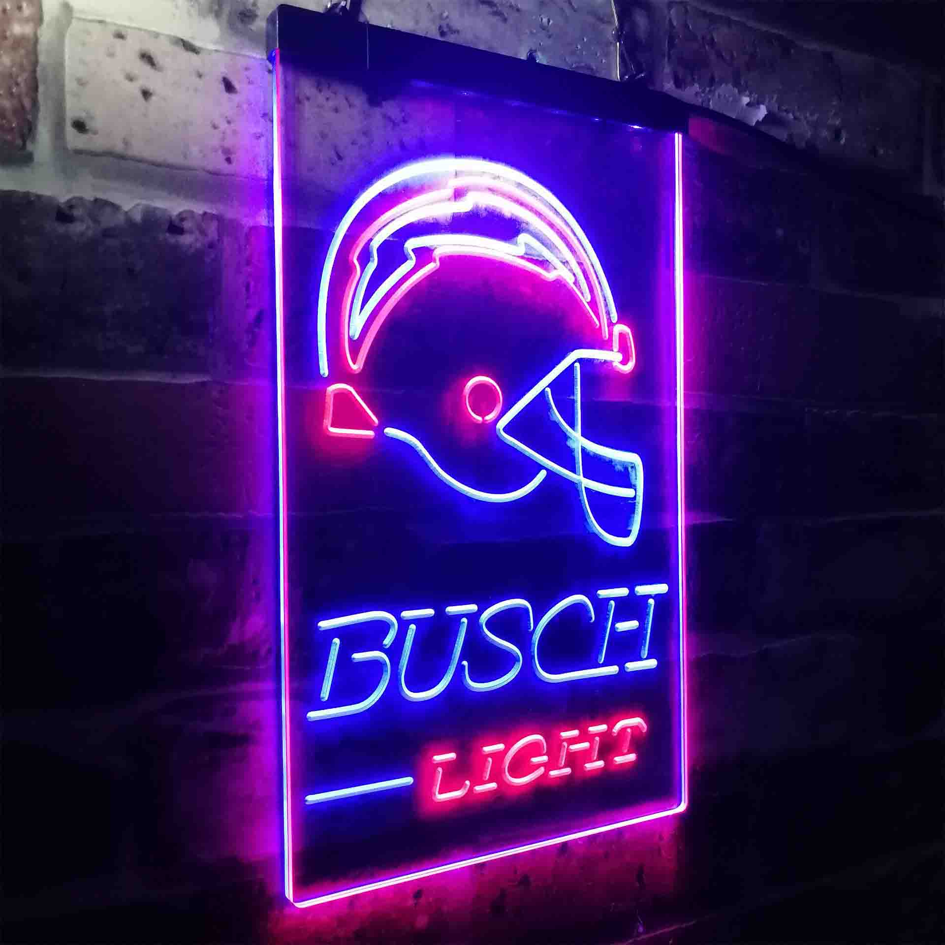 Busch Light San Diego Chargers Neon-Like LED Sign