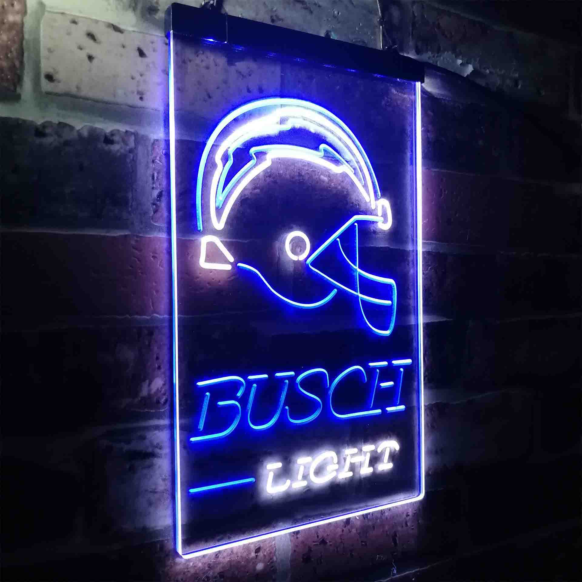 Busch Light San Diego Chargers Neon-Like LED Sign