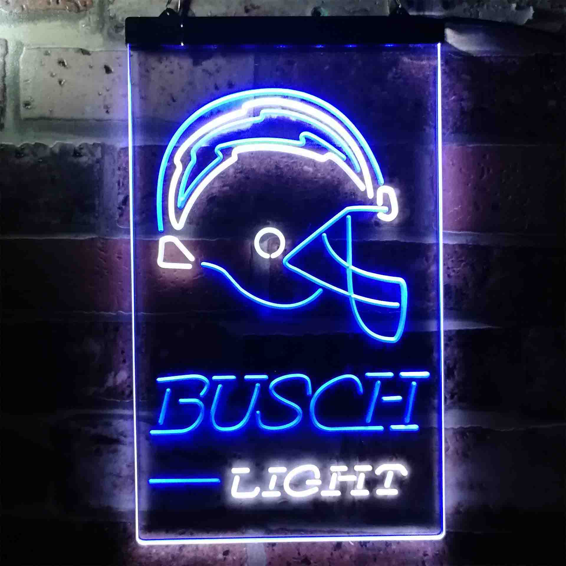 Busch Light San Diego Chargers Neon-Like LED Sign