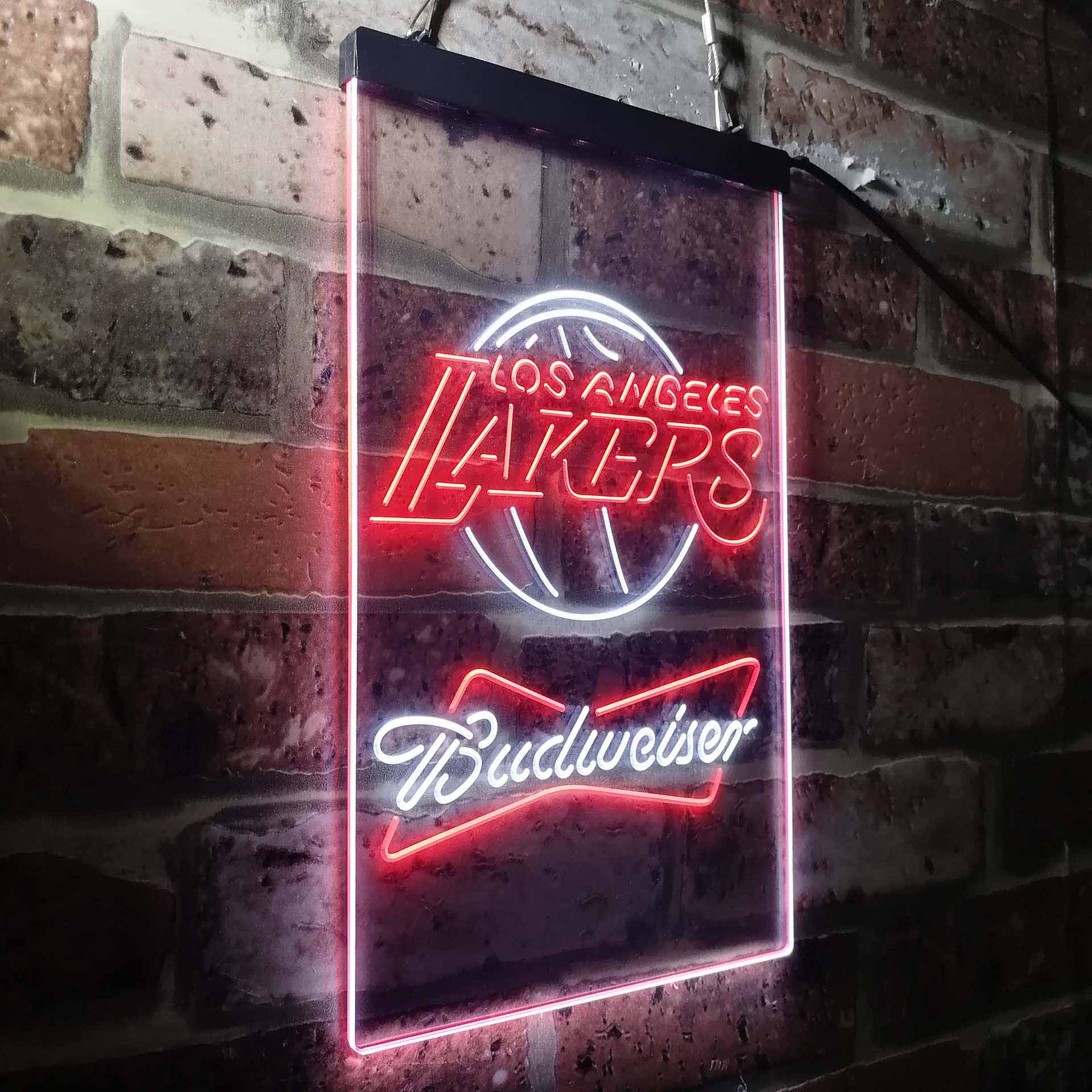 Los Angeles Lakers Budweiser Neon-Like LED Sign