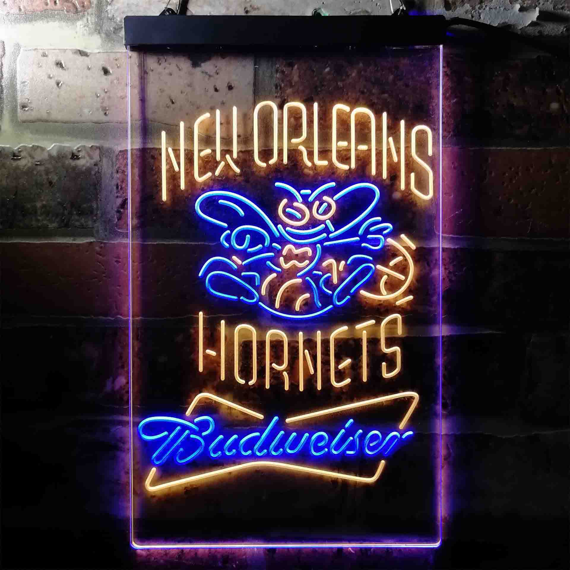 New Orleans Hornets Budweiser Neon-Like LED Sign