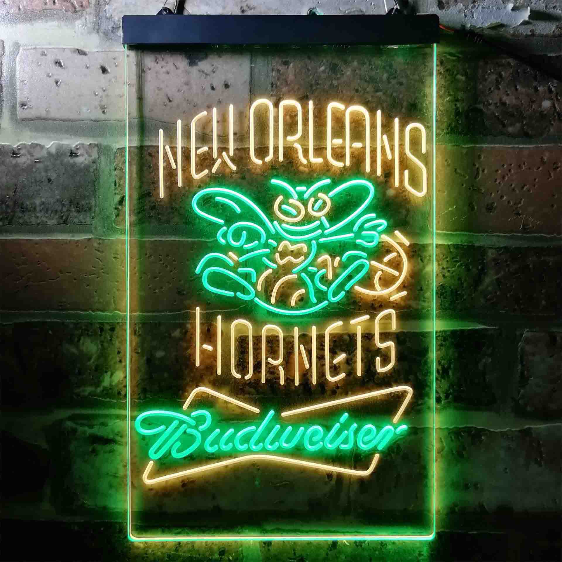 New Orleans Hornets Budweiser Neon-Like LED Sign