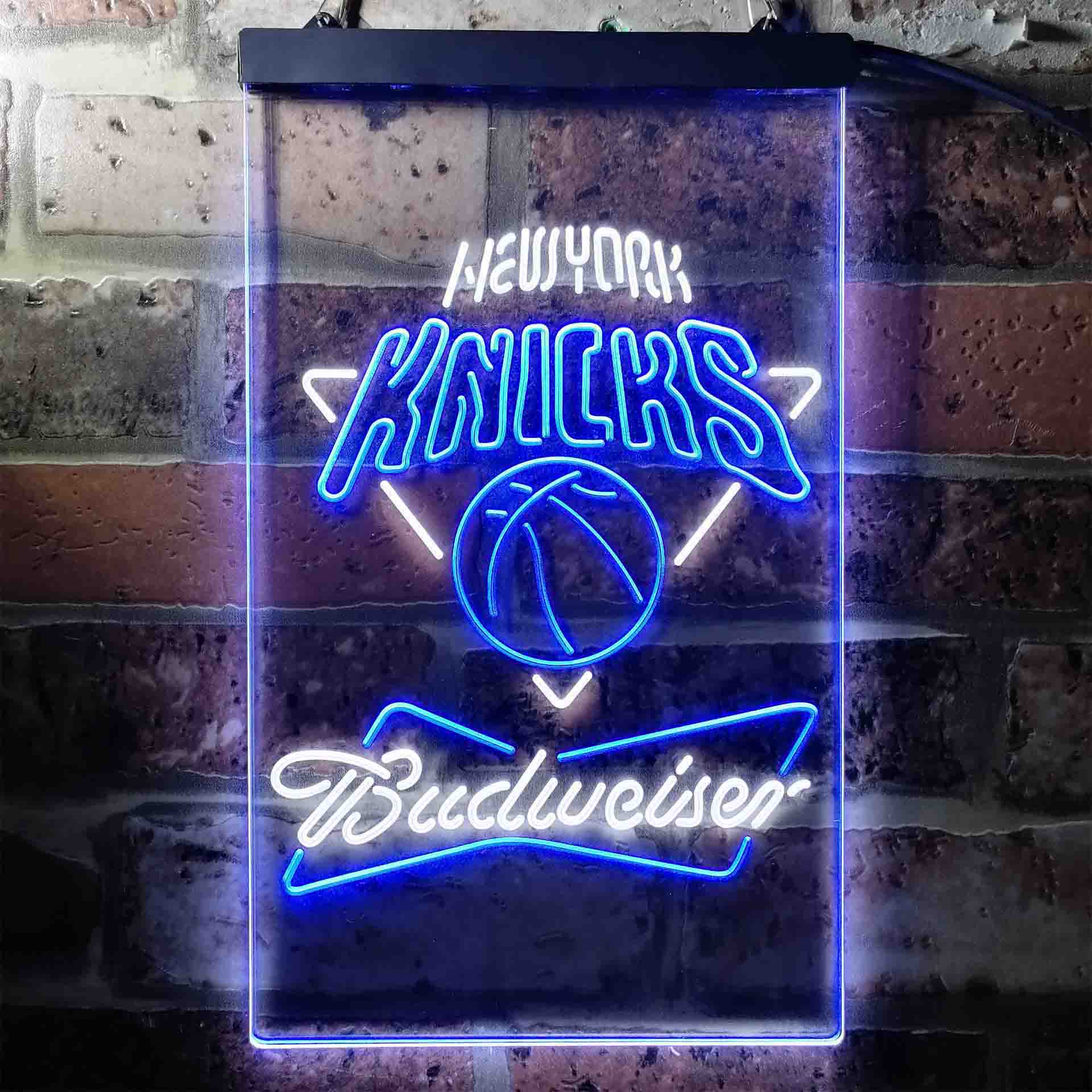 New York Knicks Budweiser Neon-Like LED Sign