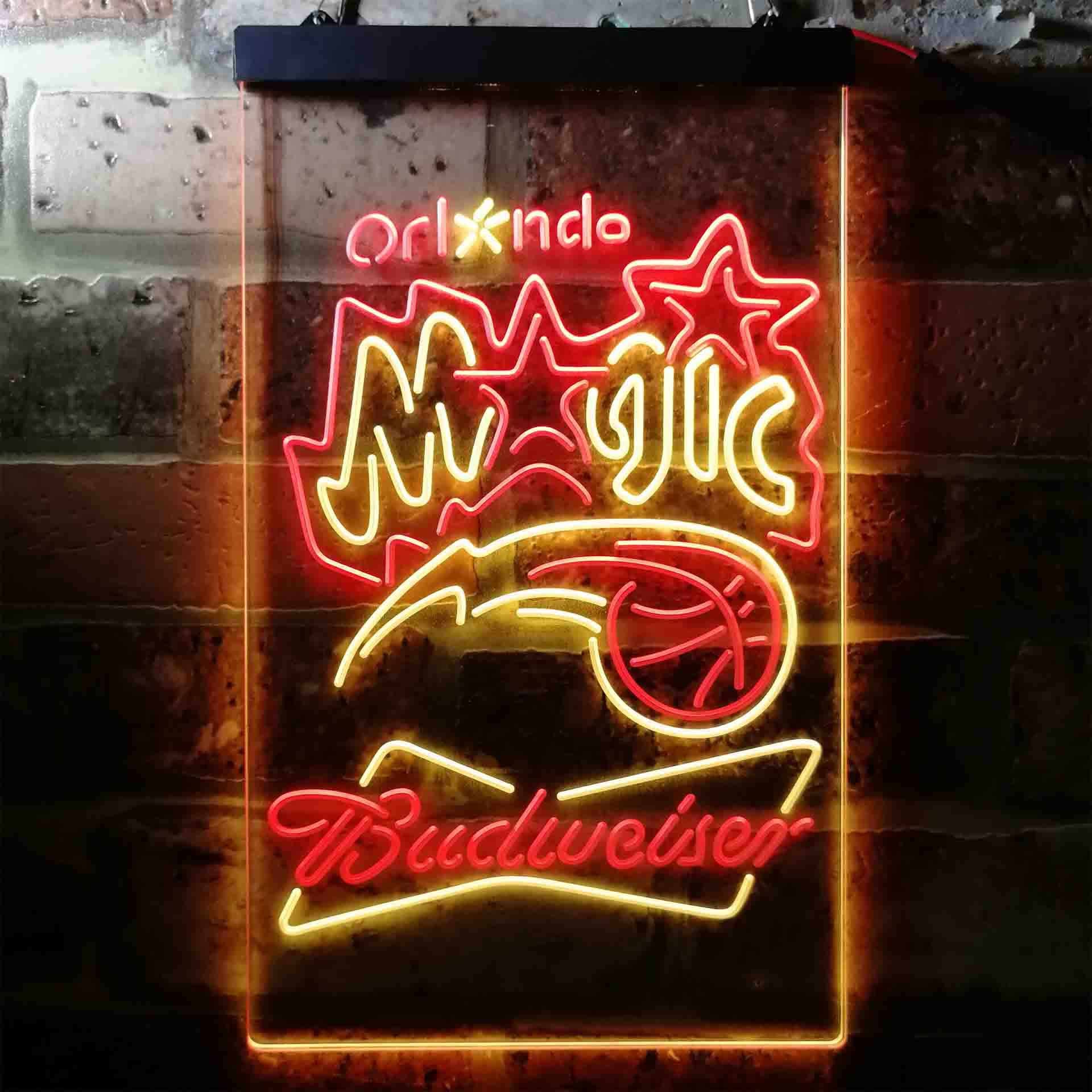 Orlando Magic Budweiser Neon-Like LED Sign
