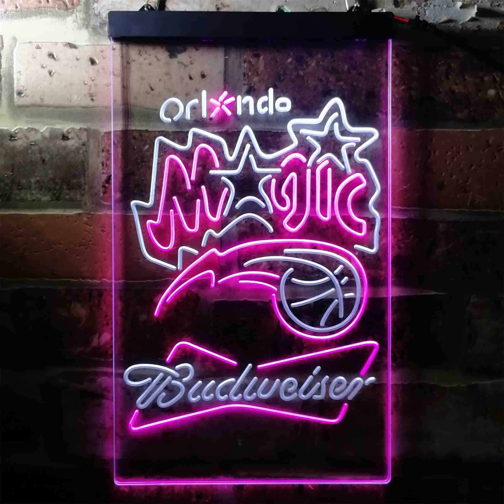 Orlando Magic Budweiser Neon-Like LED Sign