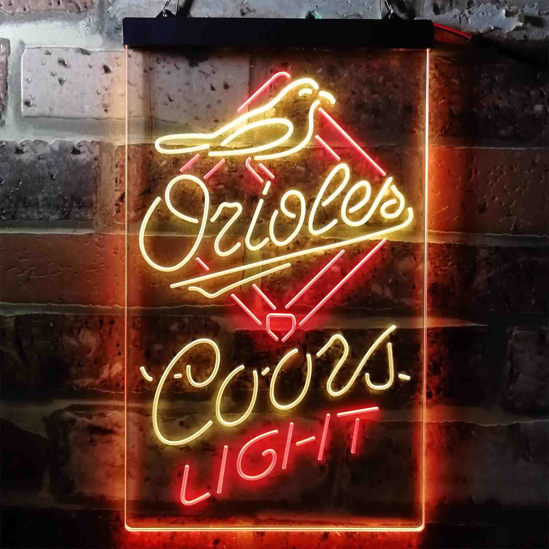 Baltimore Orioles Coors Light Neon-Like LED Sign