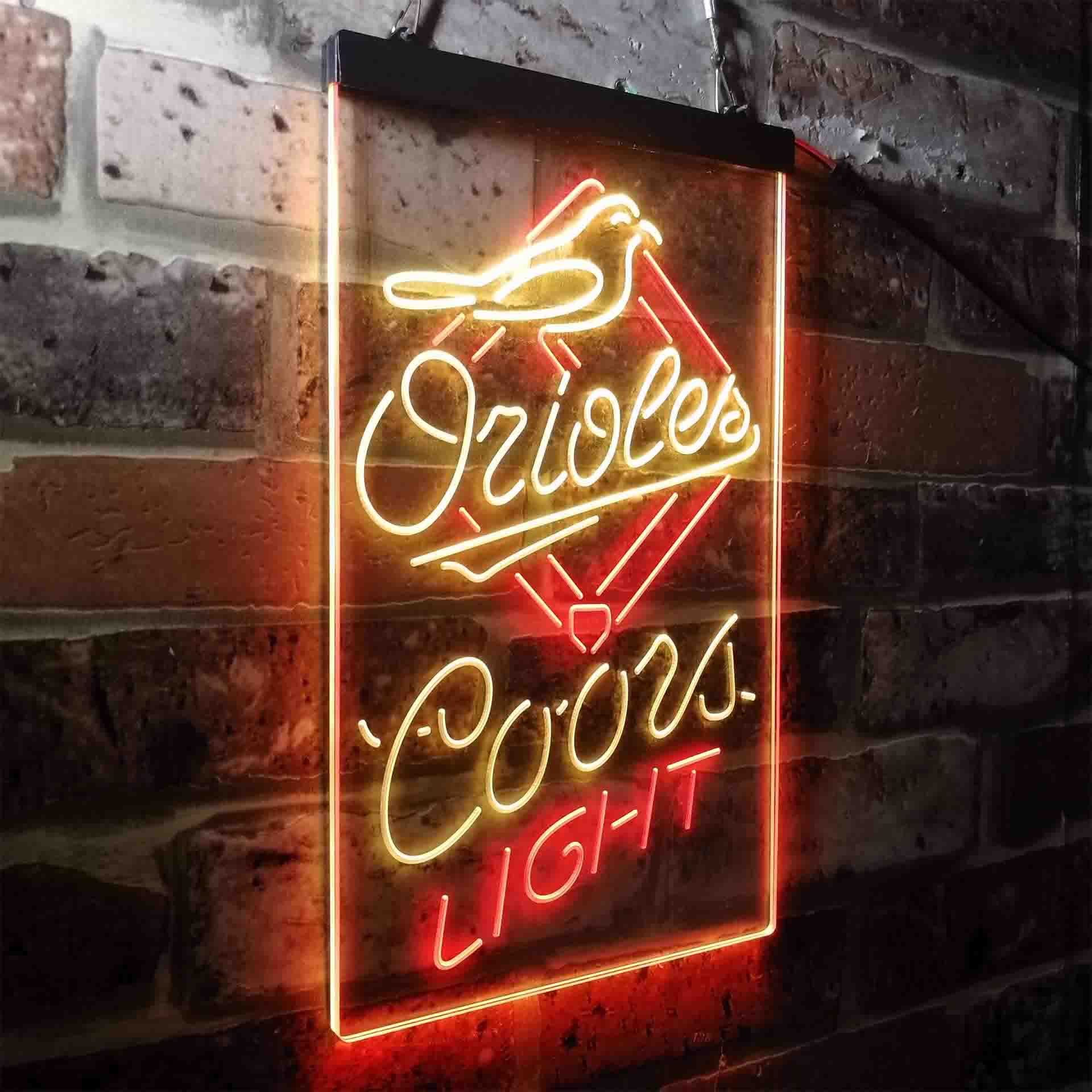 Baltimore Orioles Coors Light Neon-Like LED Sign