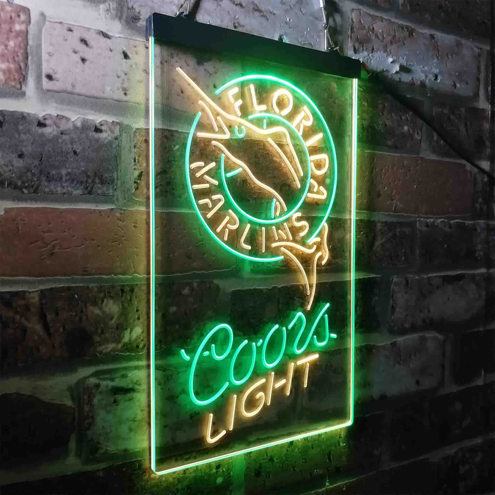 Florida Marlins Coors Light Neon-Like LED Sign