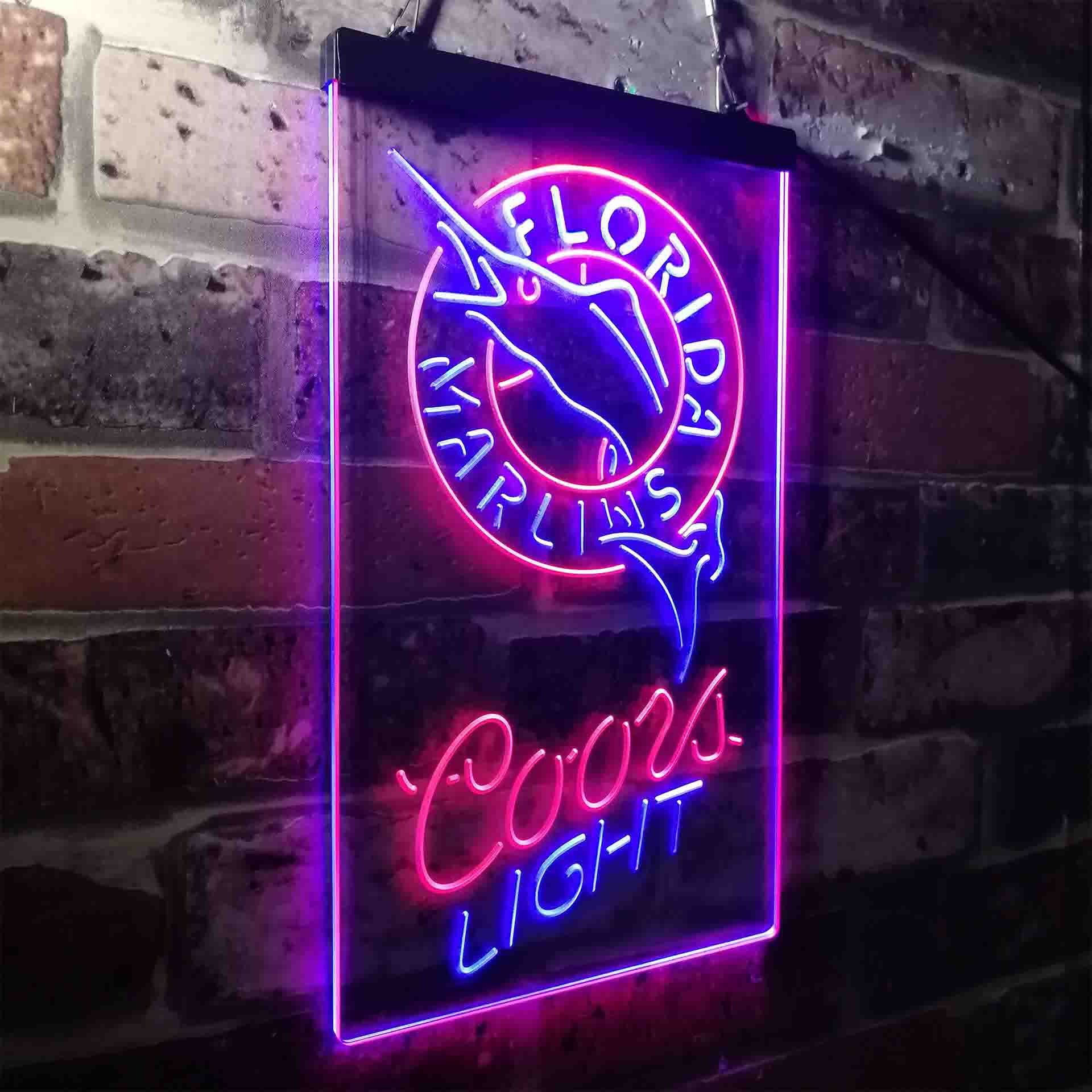Florida Marlins Coors Light Neon-Like LED Sign