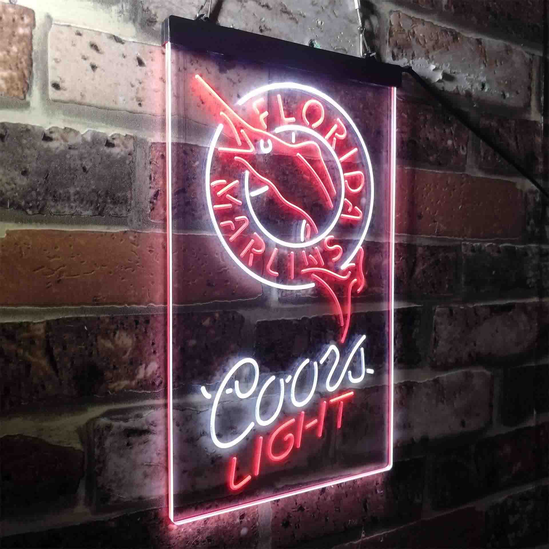 Florida Marlins Coors Light Neon-Like LED Sign