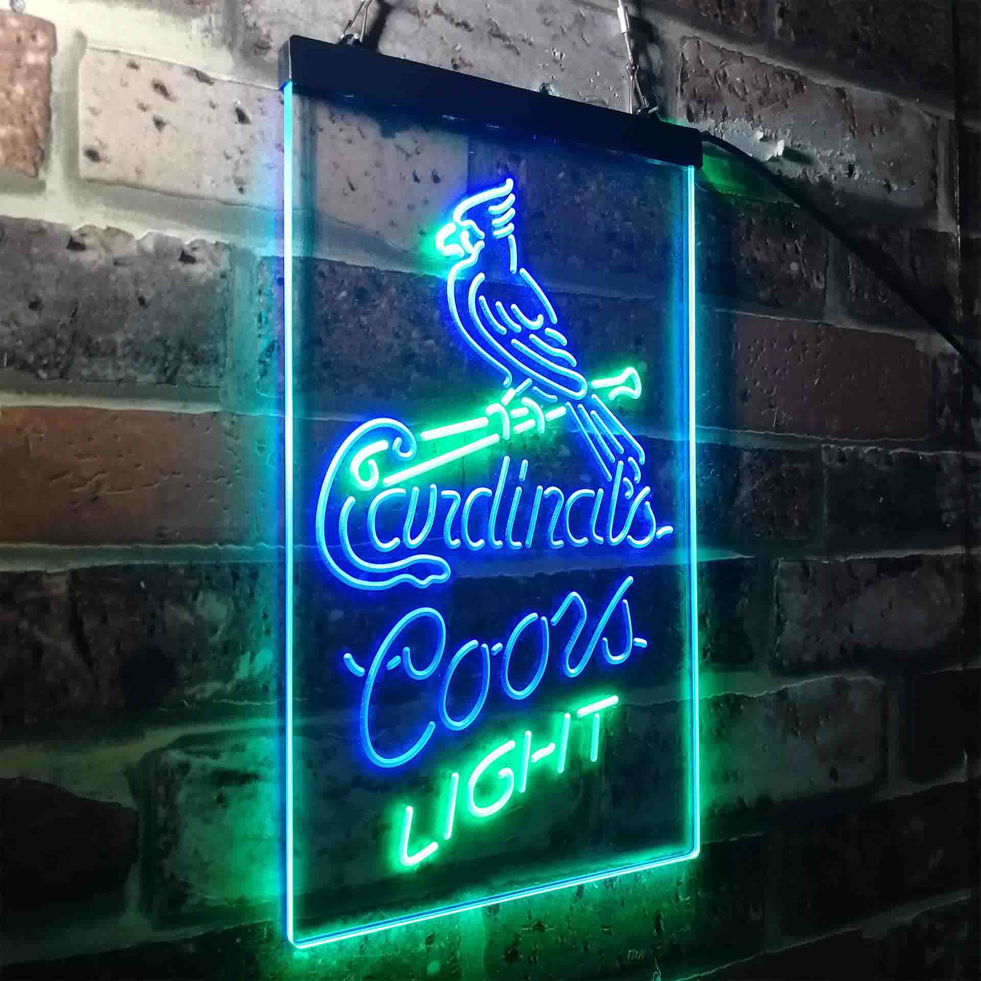St Louis Cardinals Coors Light Neon-Like LED Sign