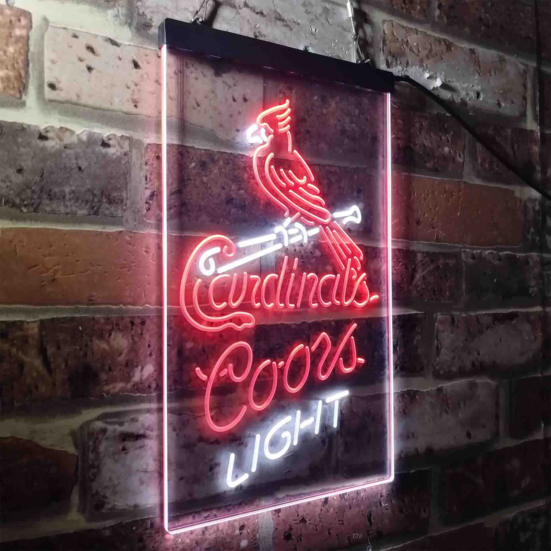 St Louis Cardinals Coors Light Neon-Like LED Sign