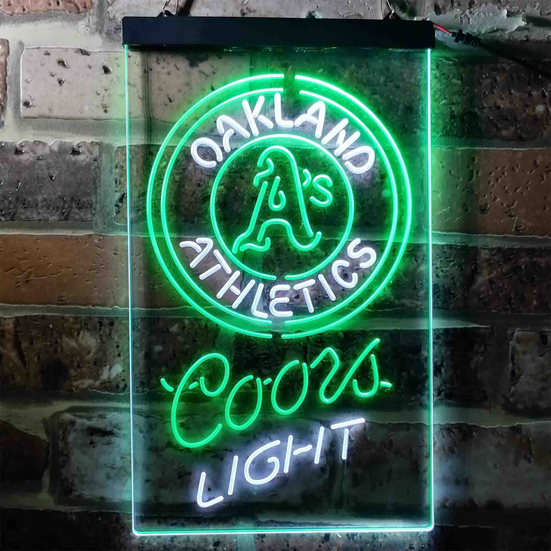 Oakland Athletics Coors Light Neon-Like LED Sign