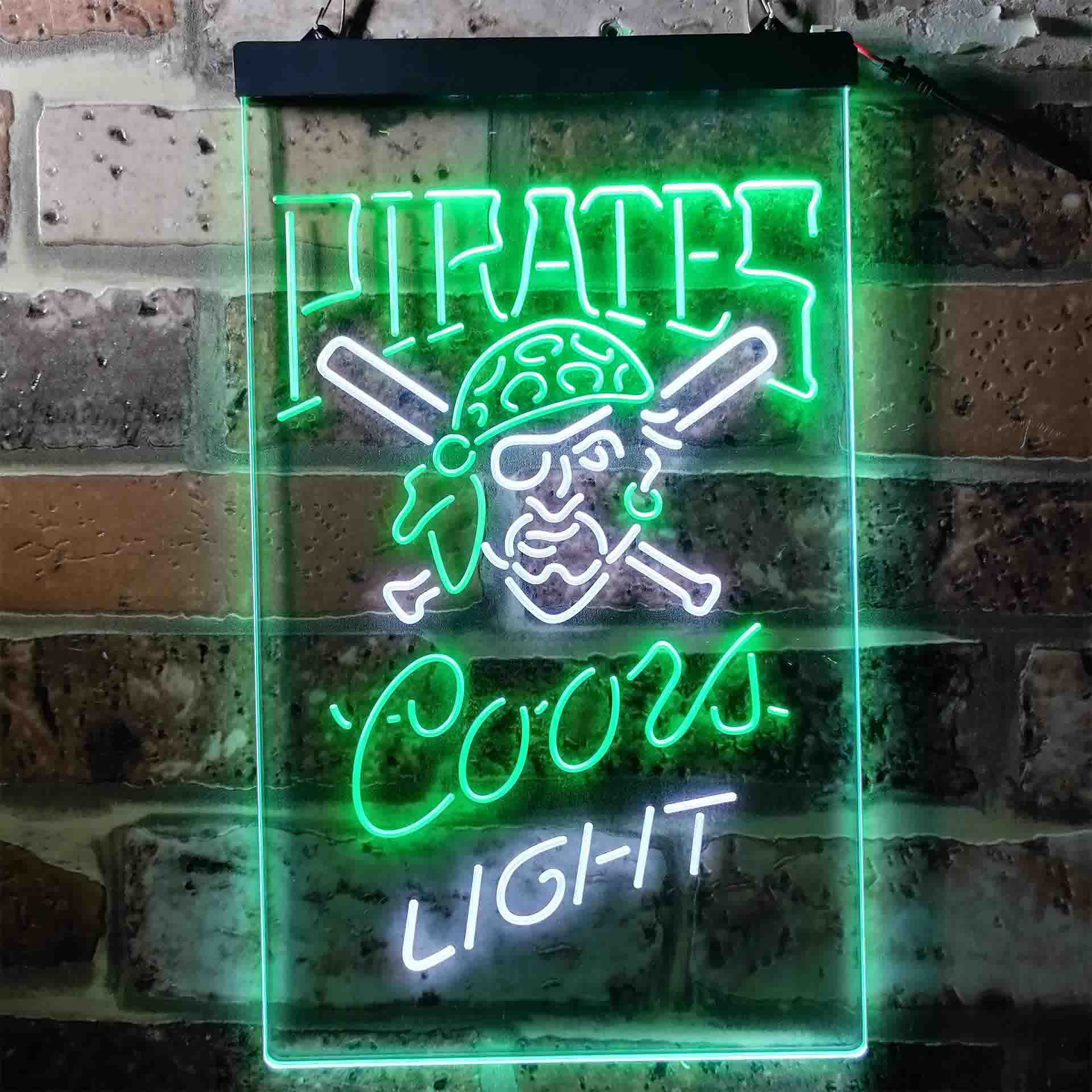Pittsburgh Pirates Coors Light Neon-Like LED Sign