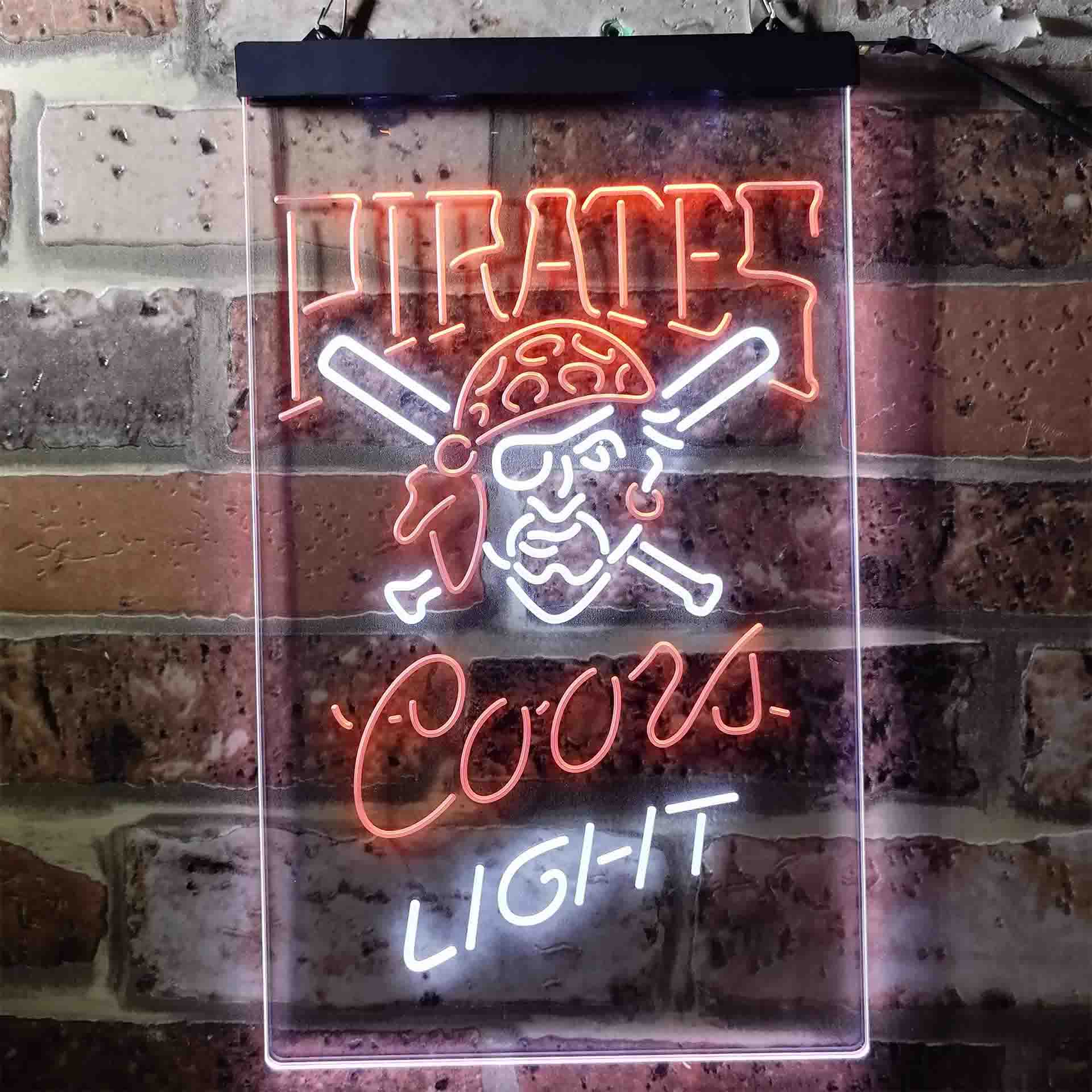 Pittsburgh Pirates Coors Light Neon-Like LED Sign