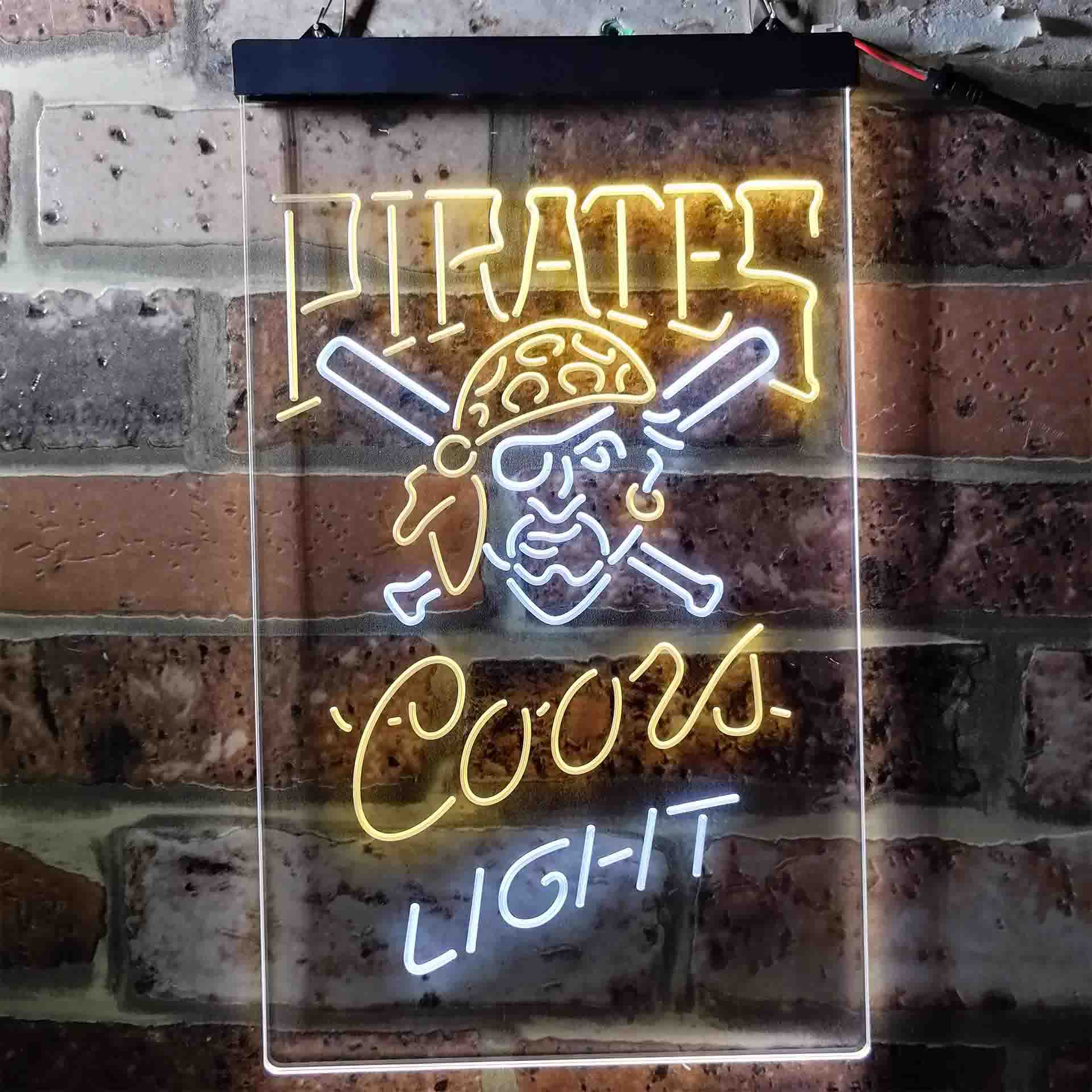 Pittsburgh Pirates Coors Light Neon-Like LED Sign