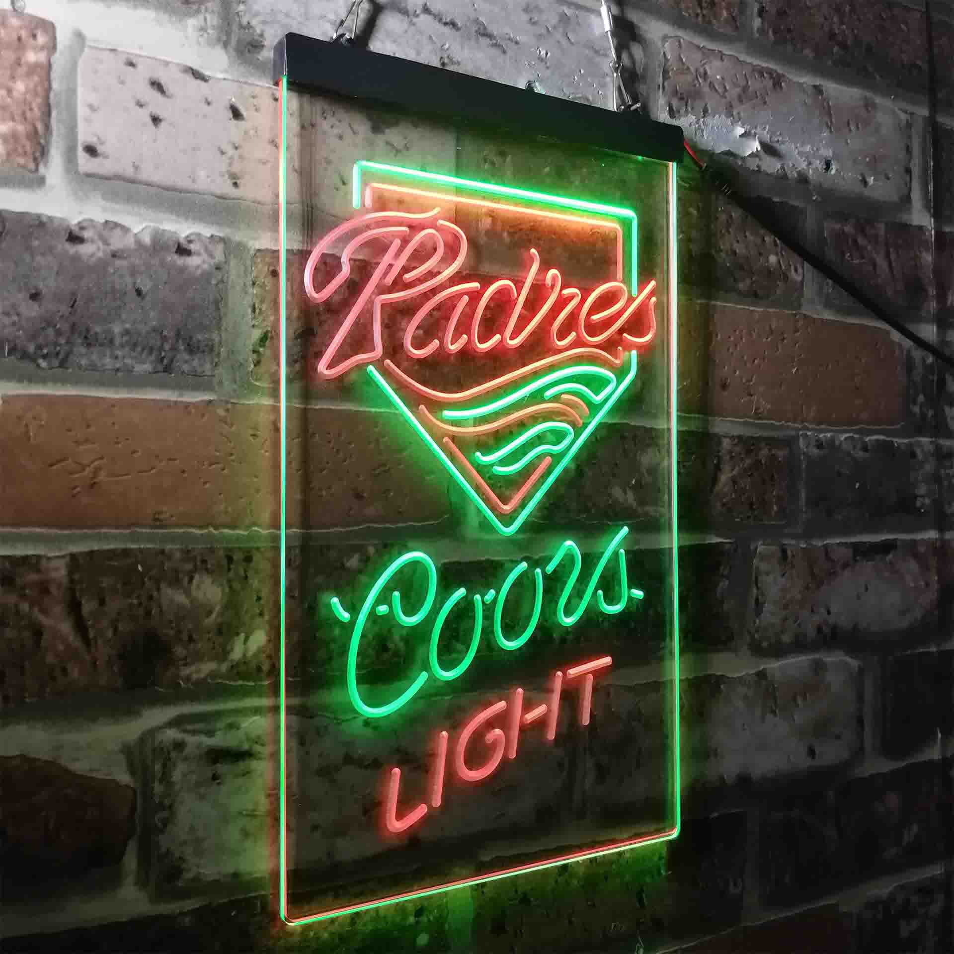 San Diego Padres Coors Light Neon-Like LED Sign